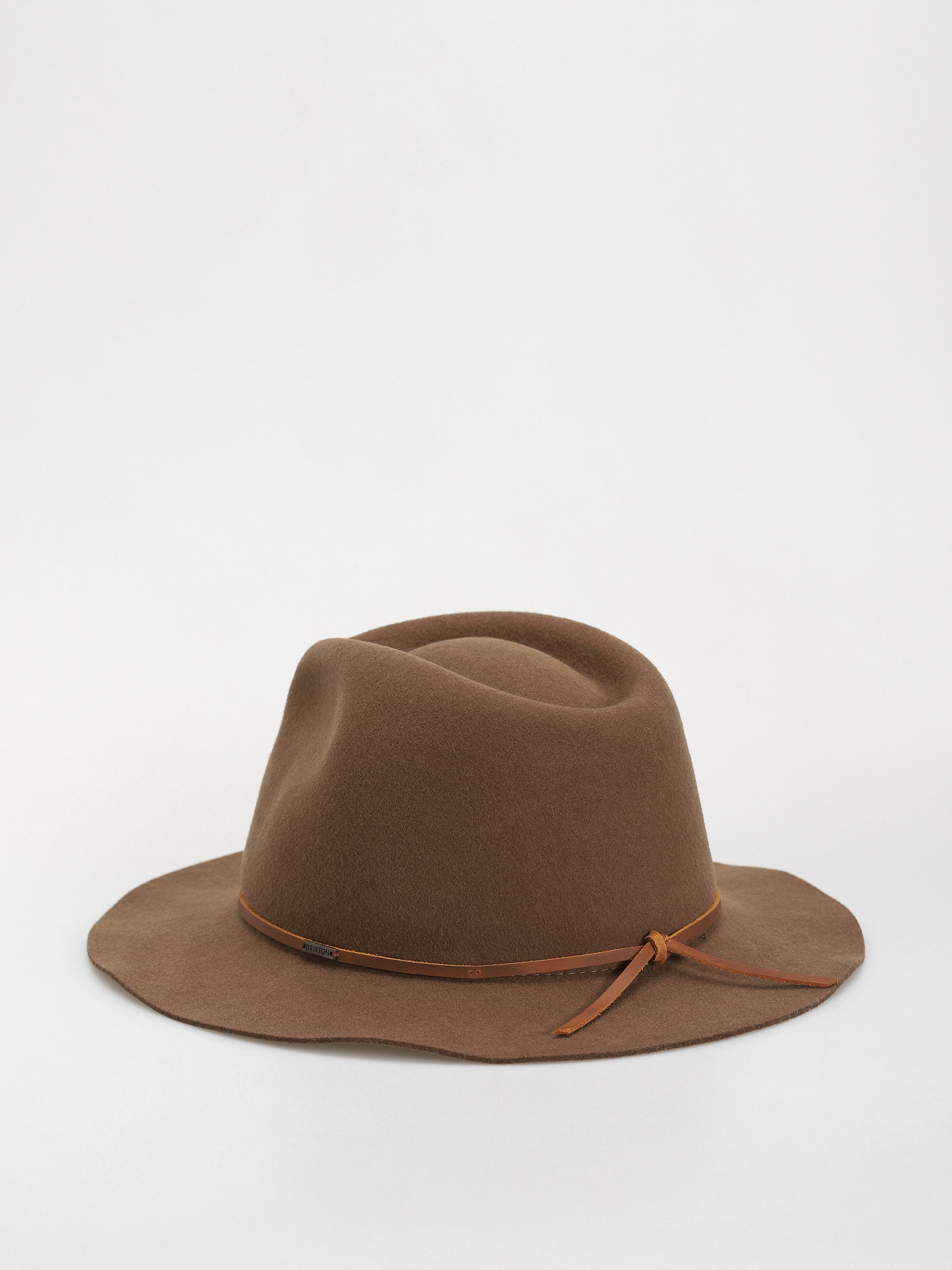 Brixton Wesley Fedora Hat - brown (dark earth)