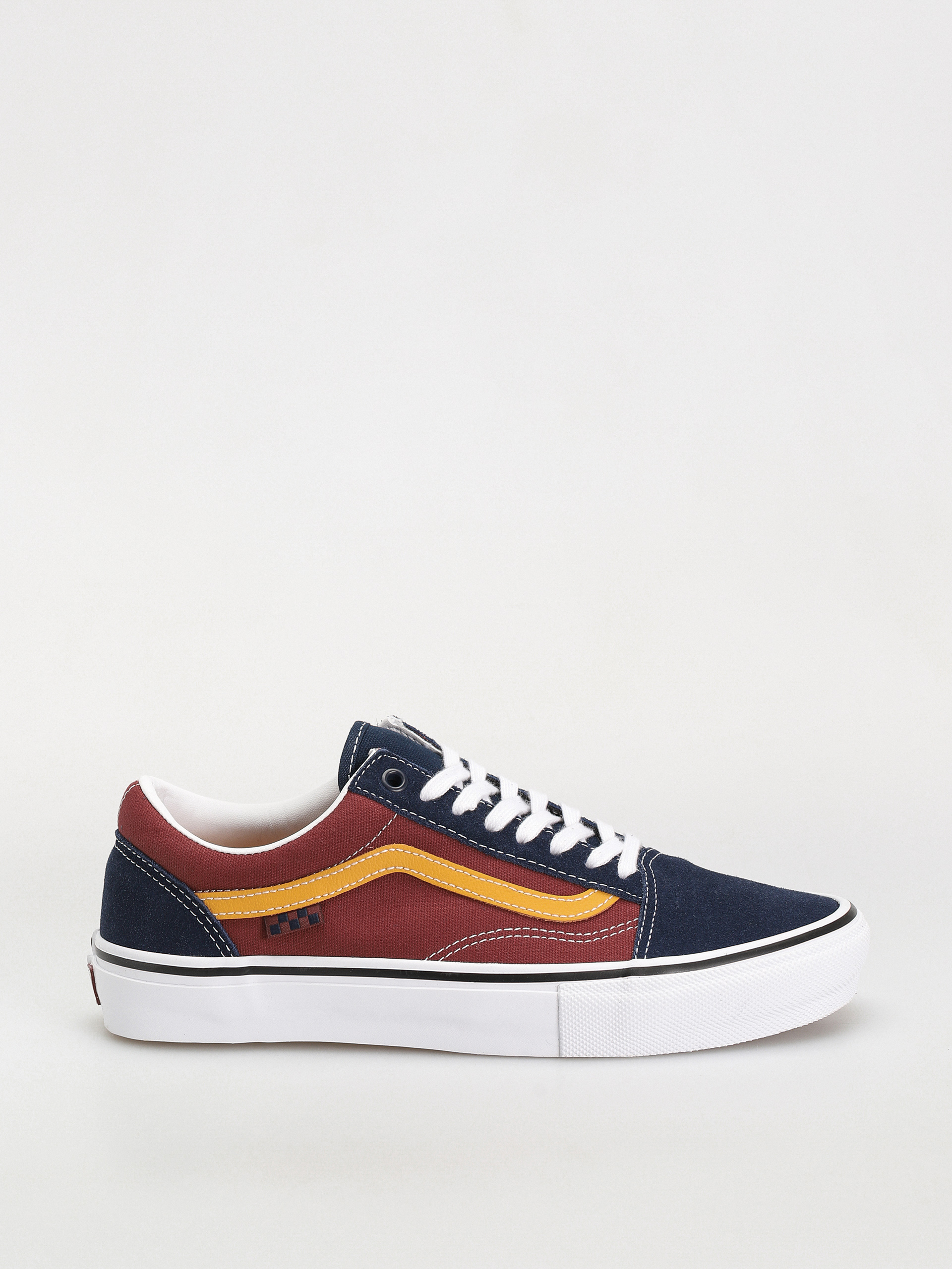 Blue and burgundy vans on sale