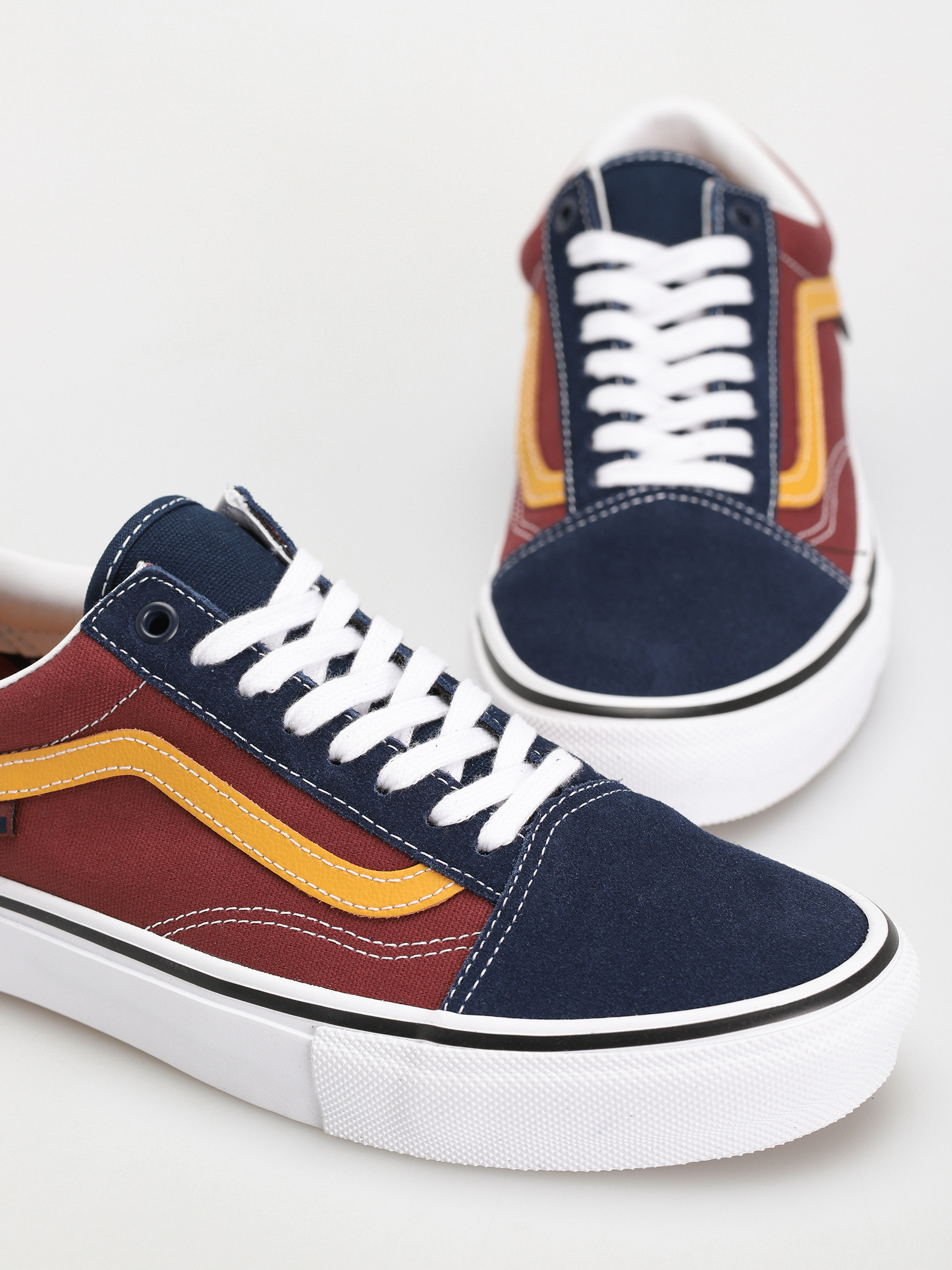 Vans Skate Old Skool Shoes navy blue navy burgundy