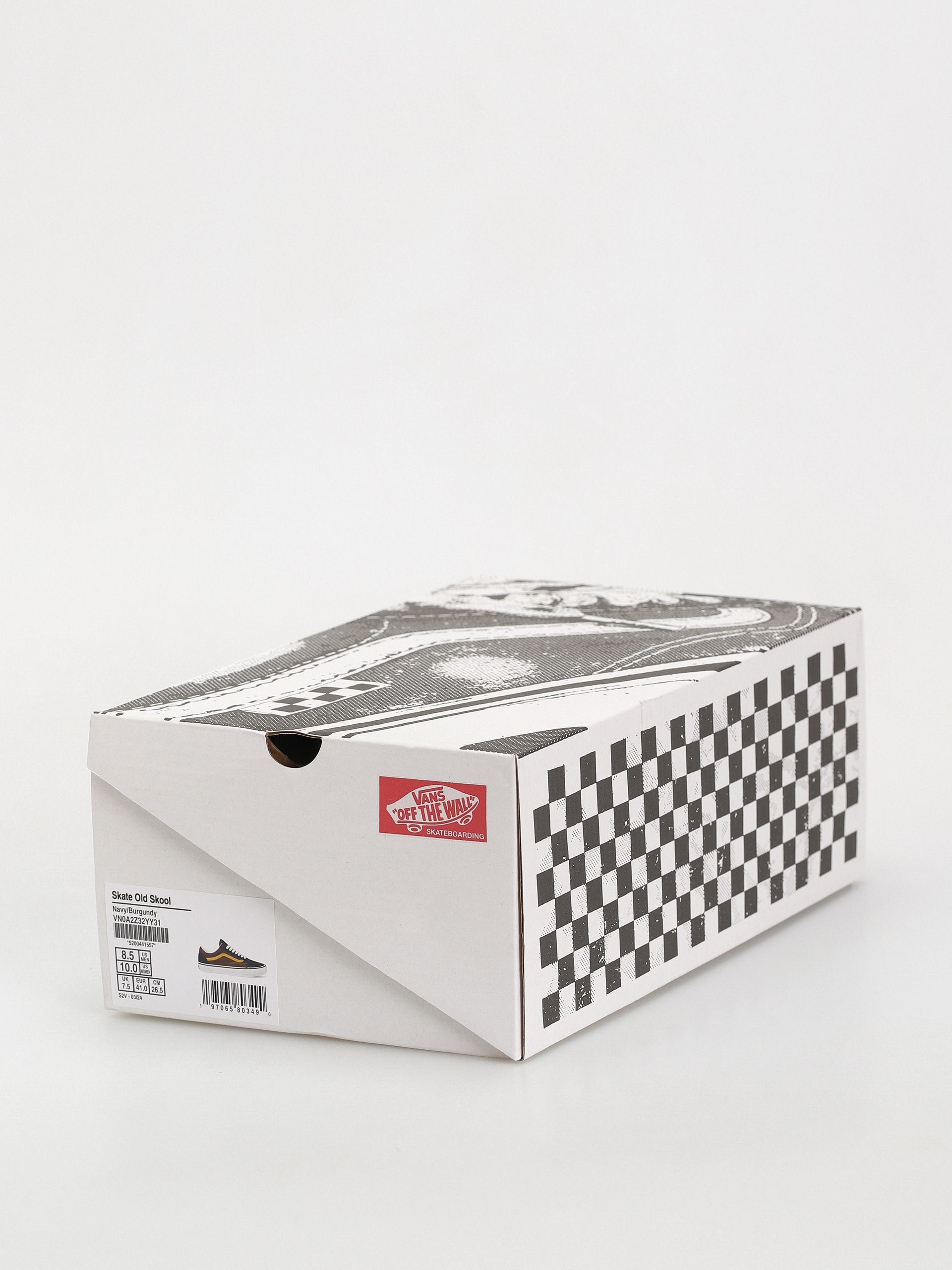 Vans Skate Old Skool Shoes (navy/burgundy)