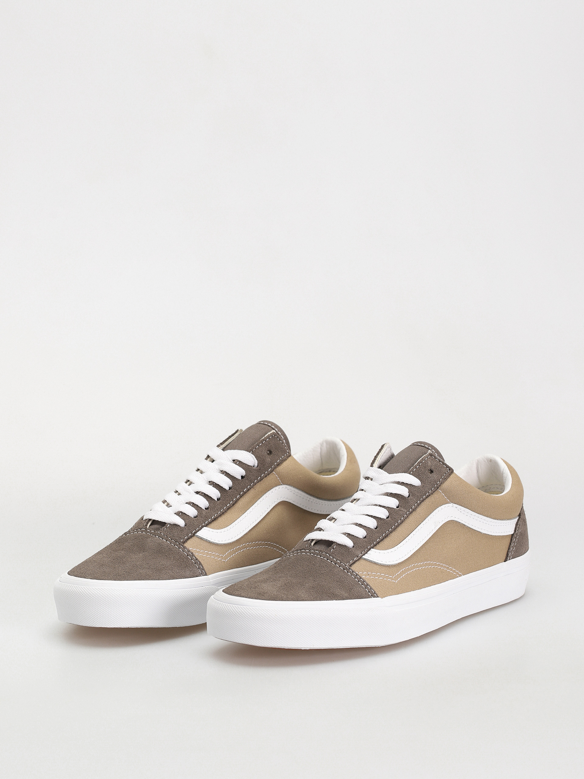 Vans Shoes Old Skool (canvas/suede block brown)