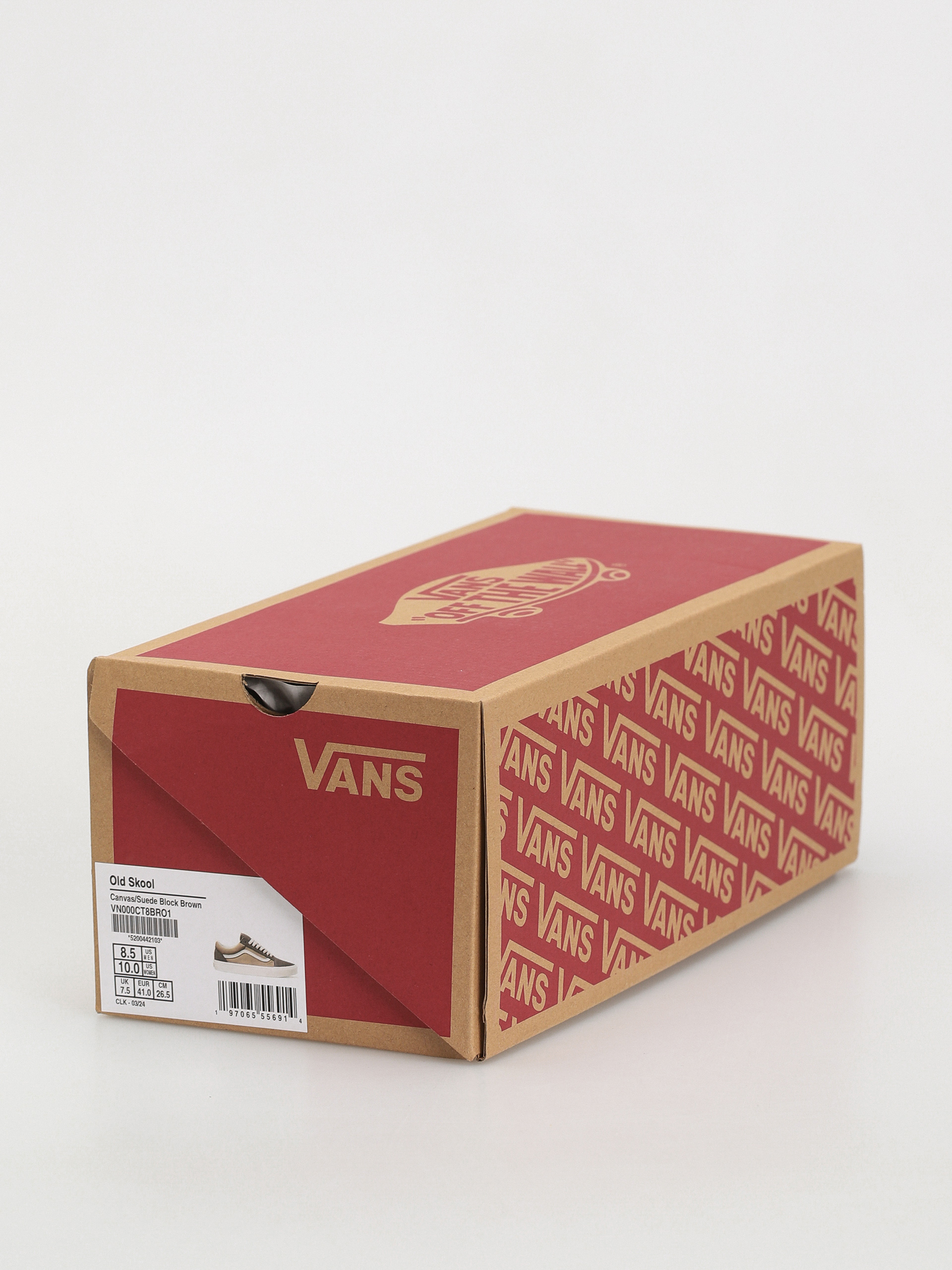Vans Schuhe Old Skool (canvas/suede block brown)