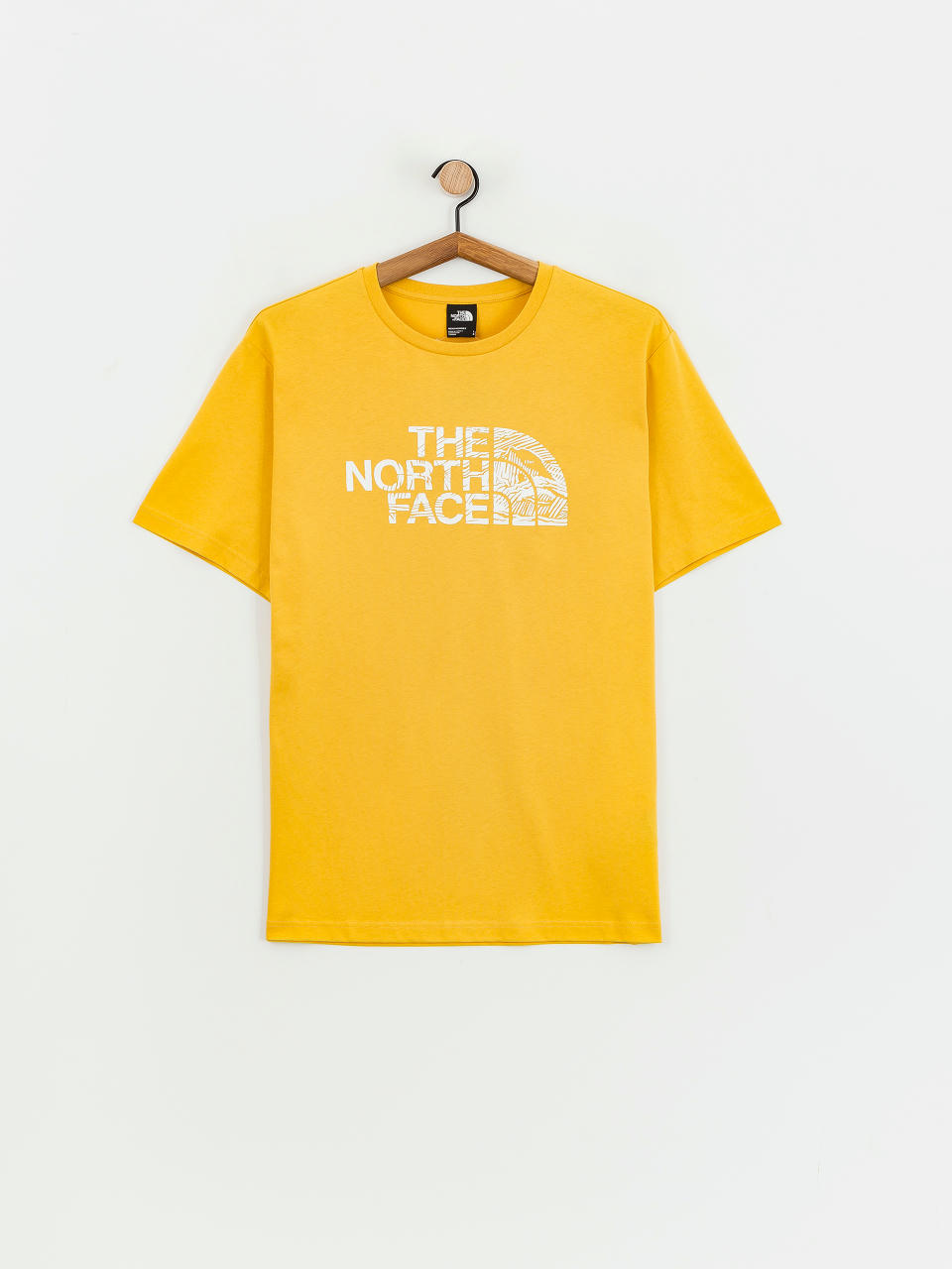 The North Face Woodcut Dome T-Shirt (yellow silt)