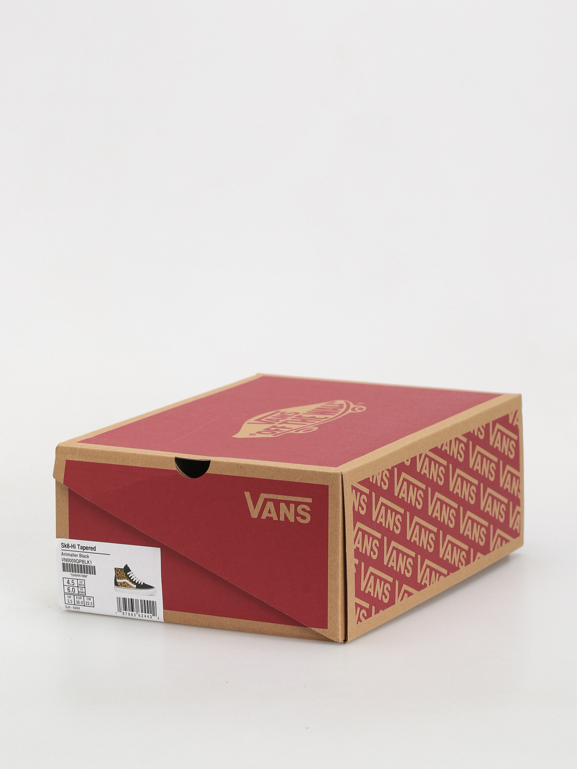 Vans Sk8 Hi Tapered Shoes (animalier black)