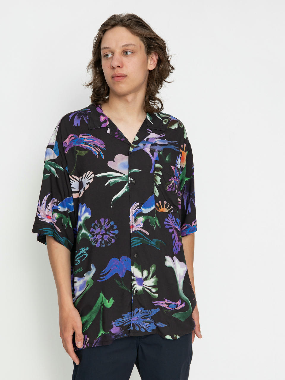 Element Resort Shirt (saturn flowers)