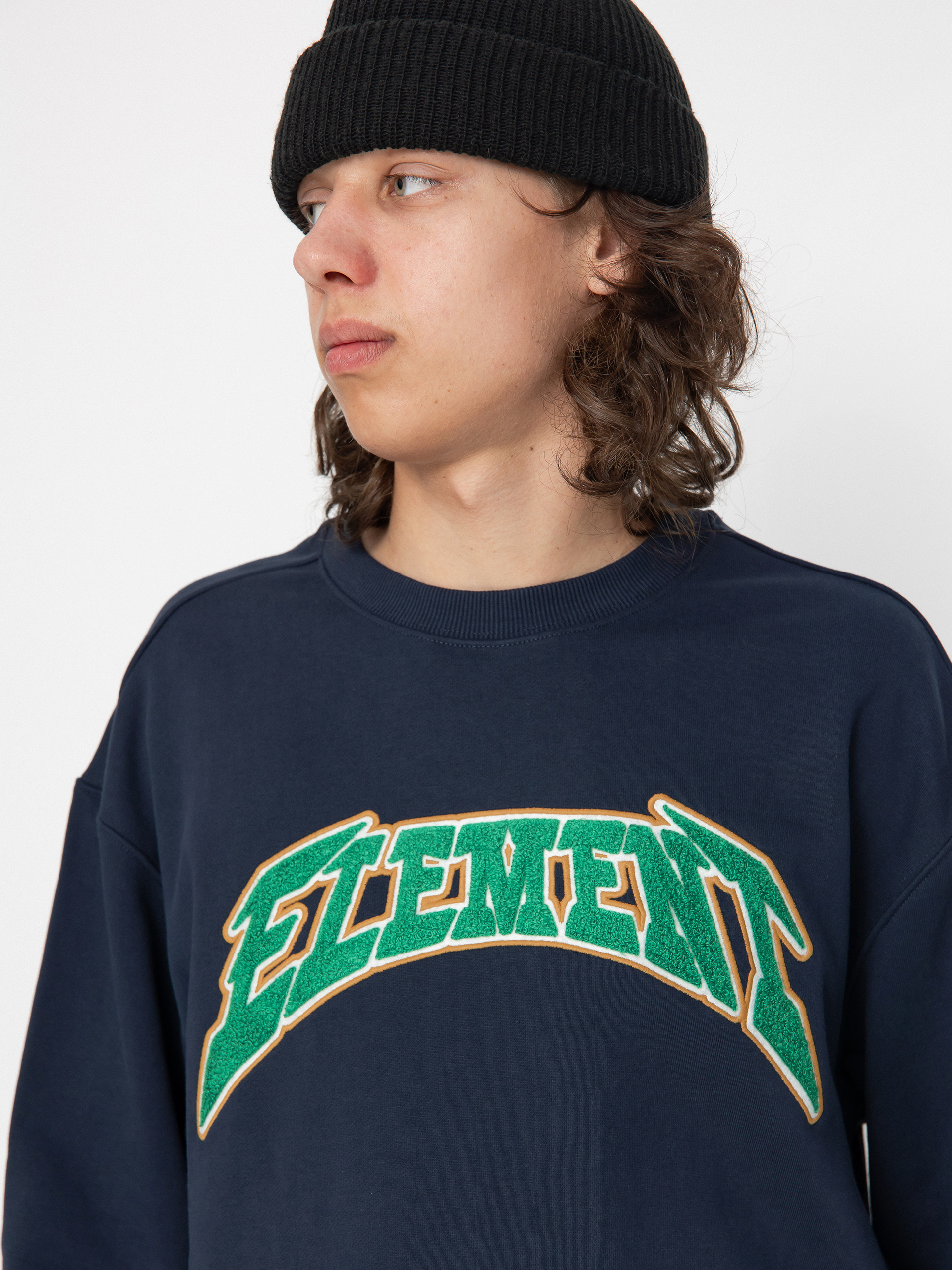 Element Flash Logo Crew Sweatshirt (eclipse navy)