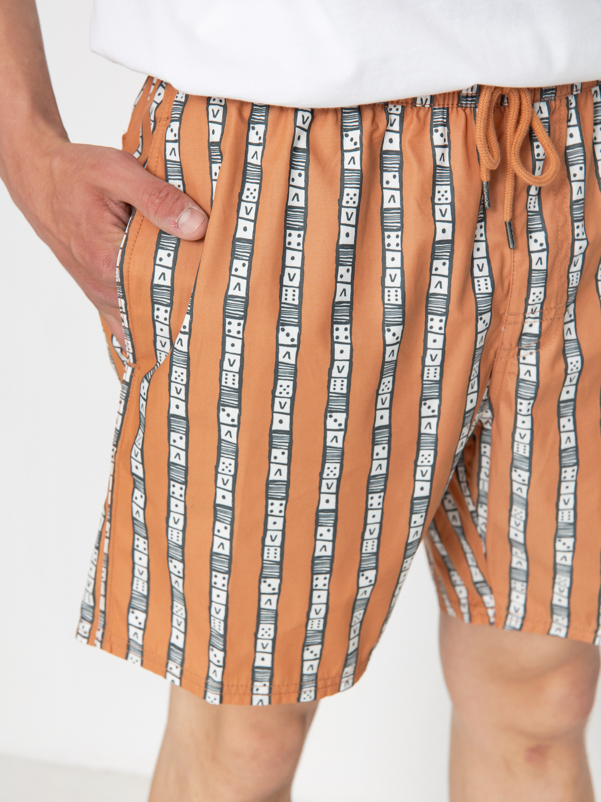 RVCA Perry Elastic Boardshorts (adobe)