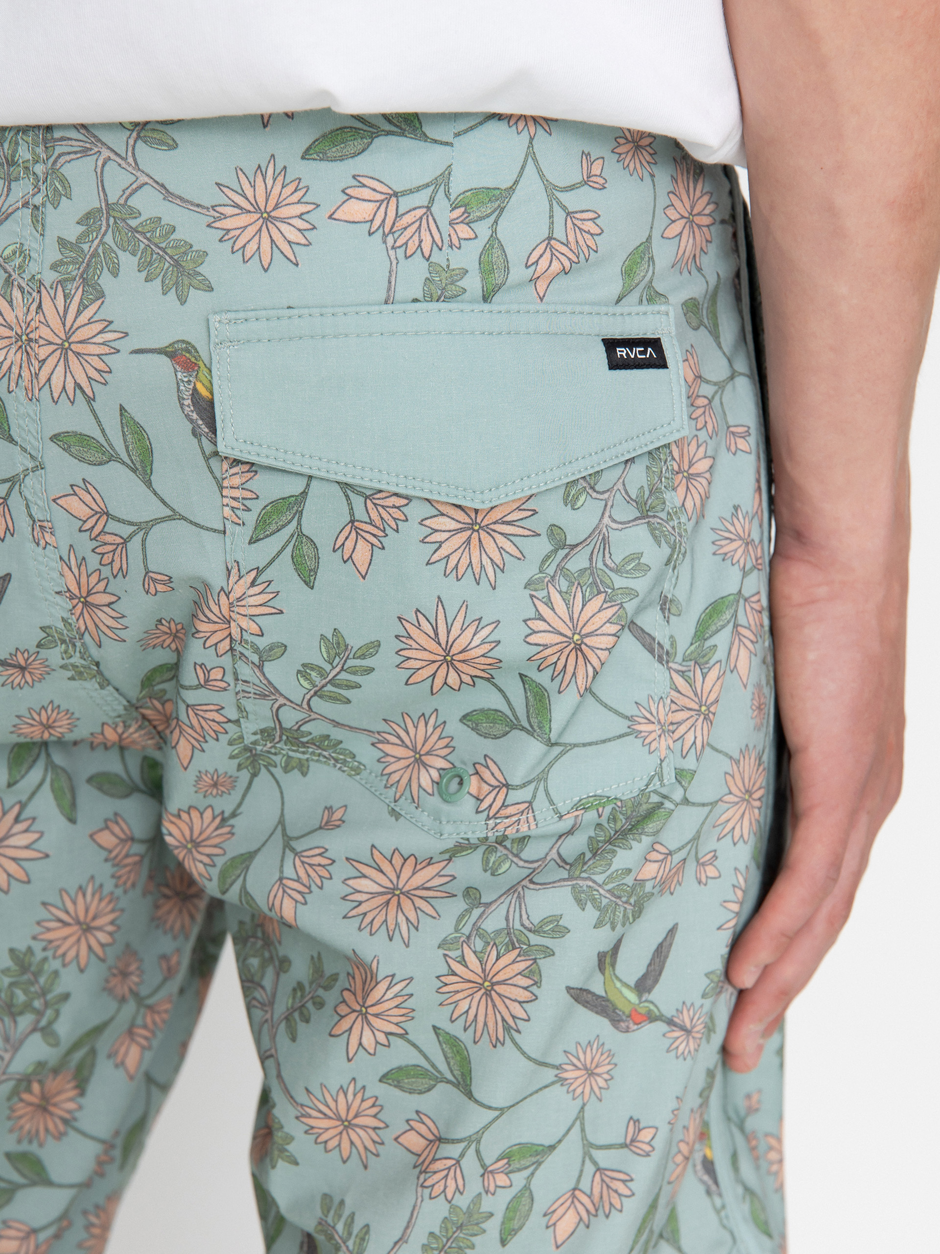 RVCA Arch Trunk Boardshorts (green haze)
