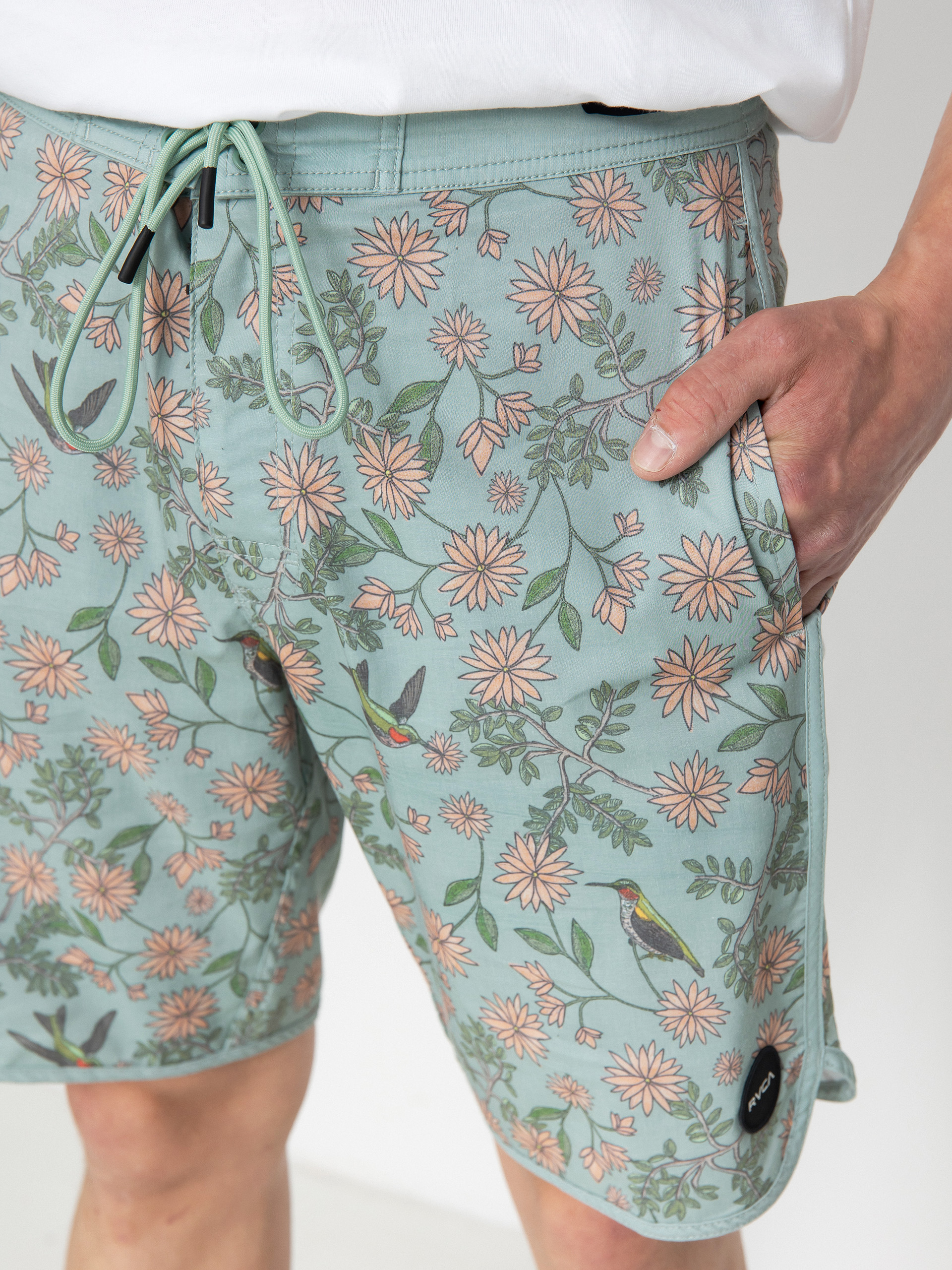 RVCA Arch Trunk Boardshorts (green haze)
