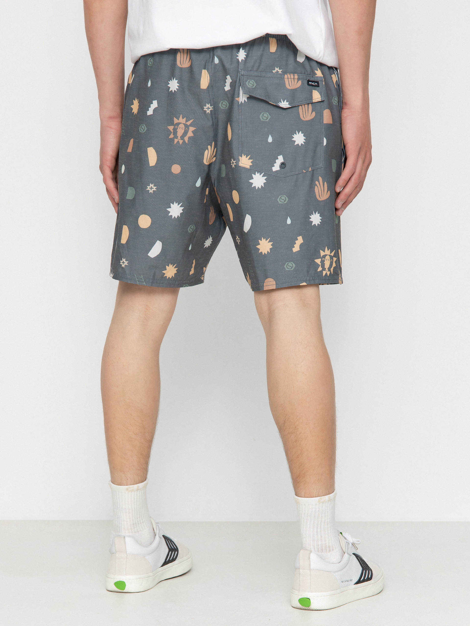 RVCA Atlas Elastic Boardshorts (pirate black)