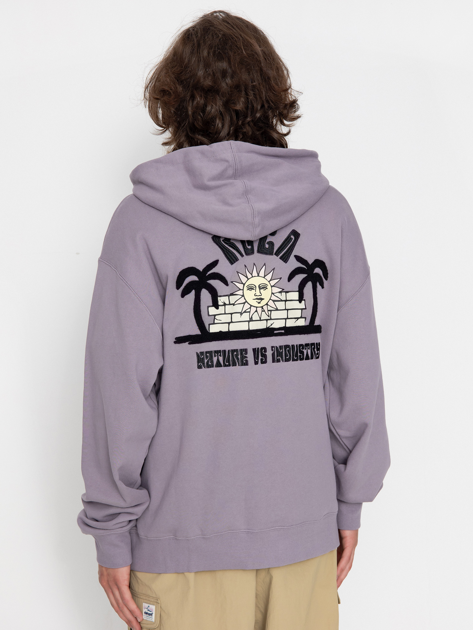 RVCA Sun Trap HD Hoodie (gray ridge)