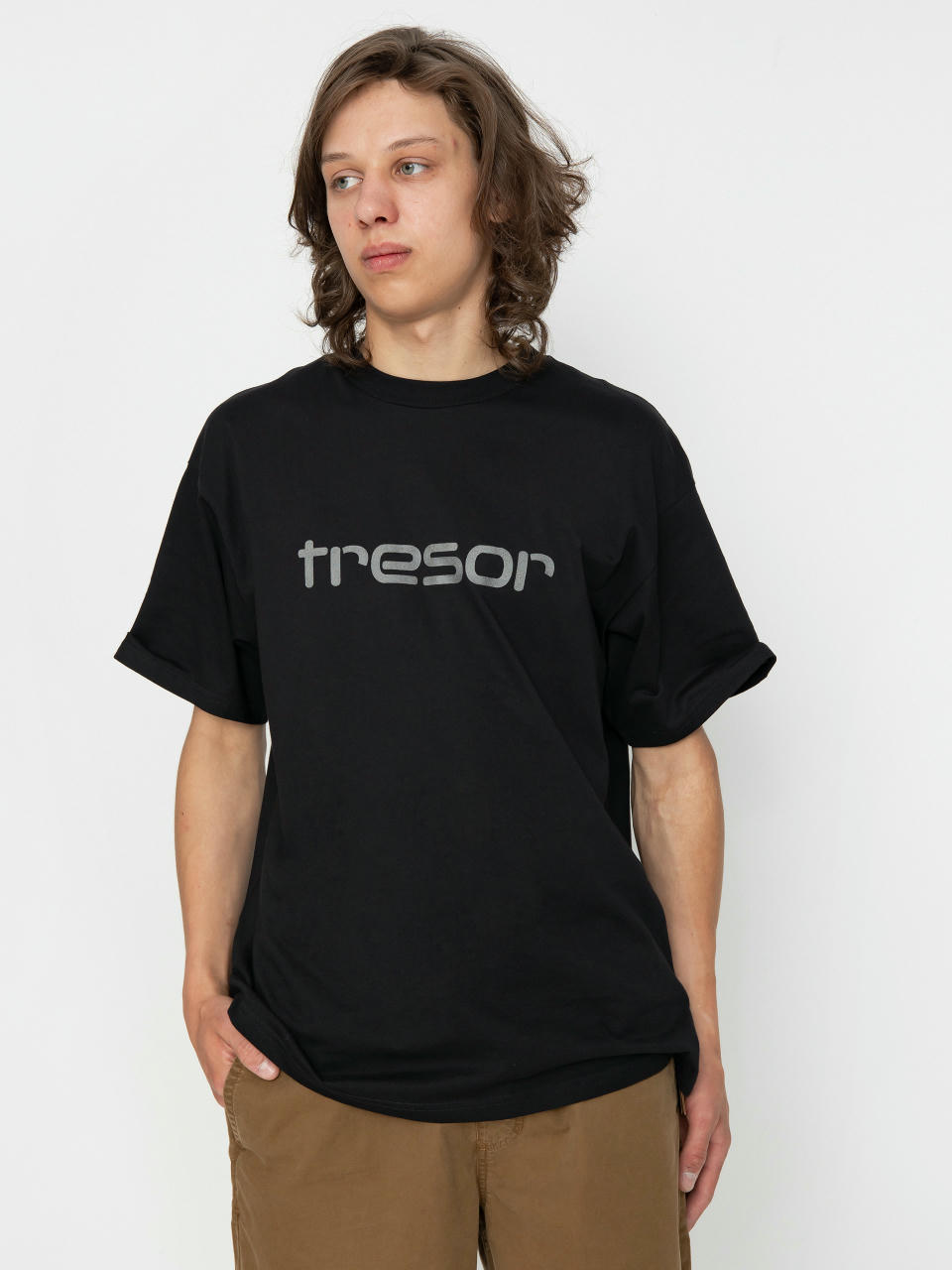 Carhartt WIP X TRESOR Techno Alliance T-Shirt (black/dark grey reflective)