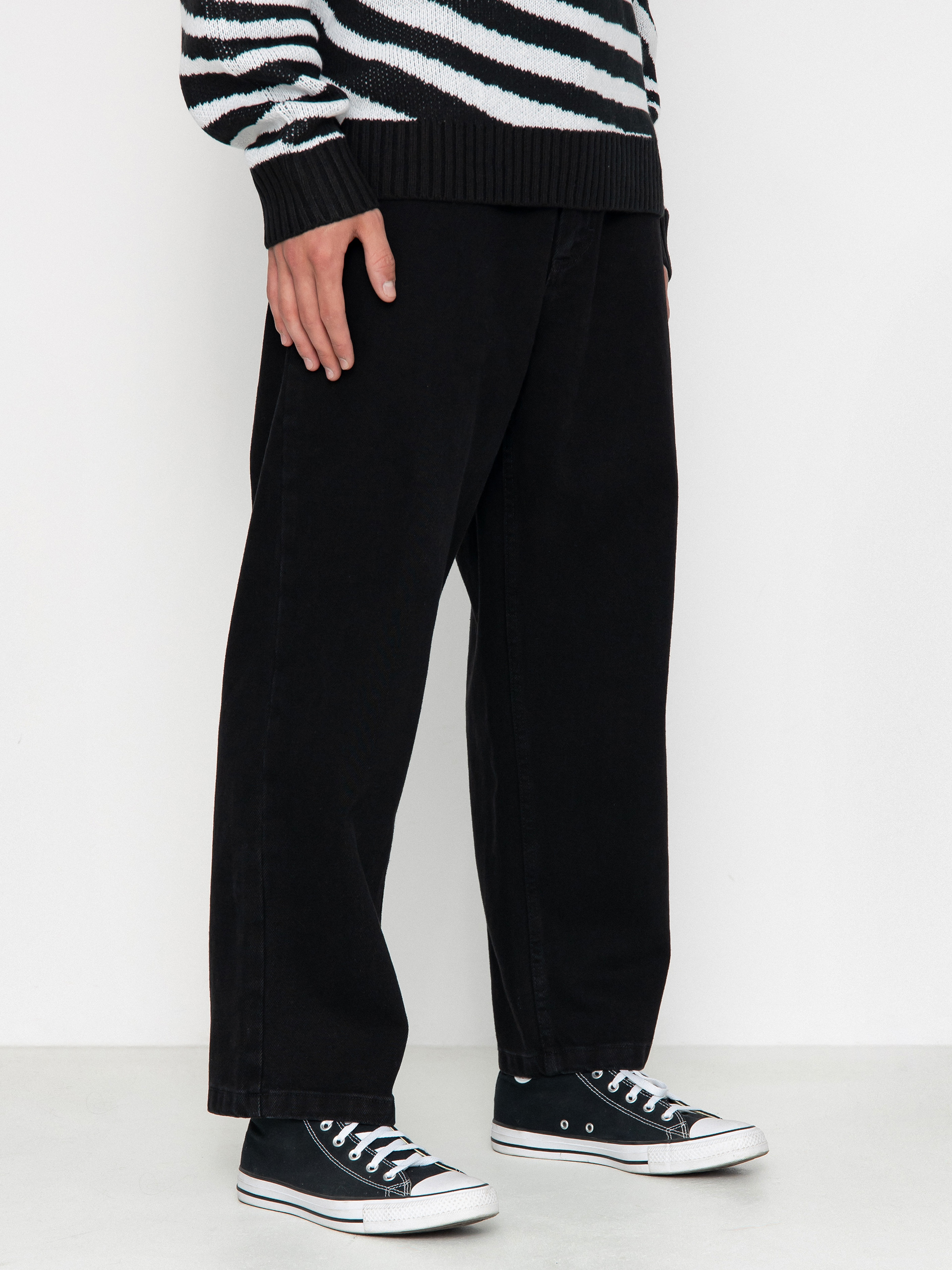 Polar Skate 93! Denim Pants (pitch black)