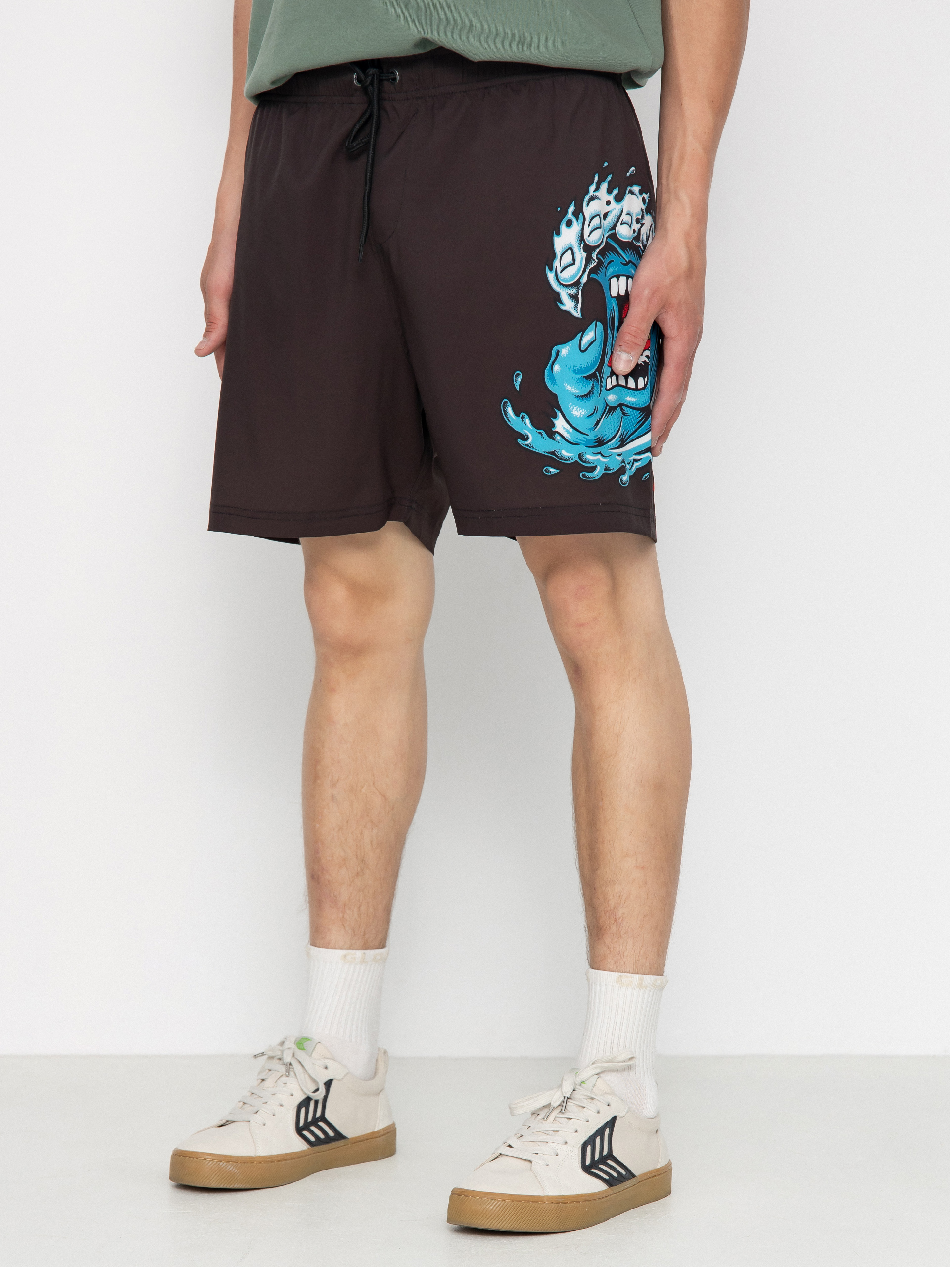 Santa Cruz Screaming Wave Shorts (black)