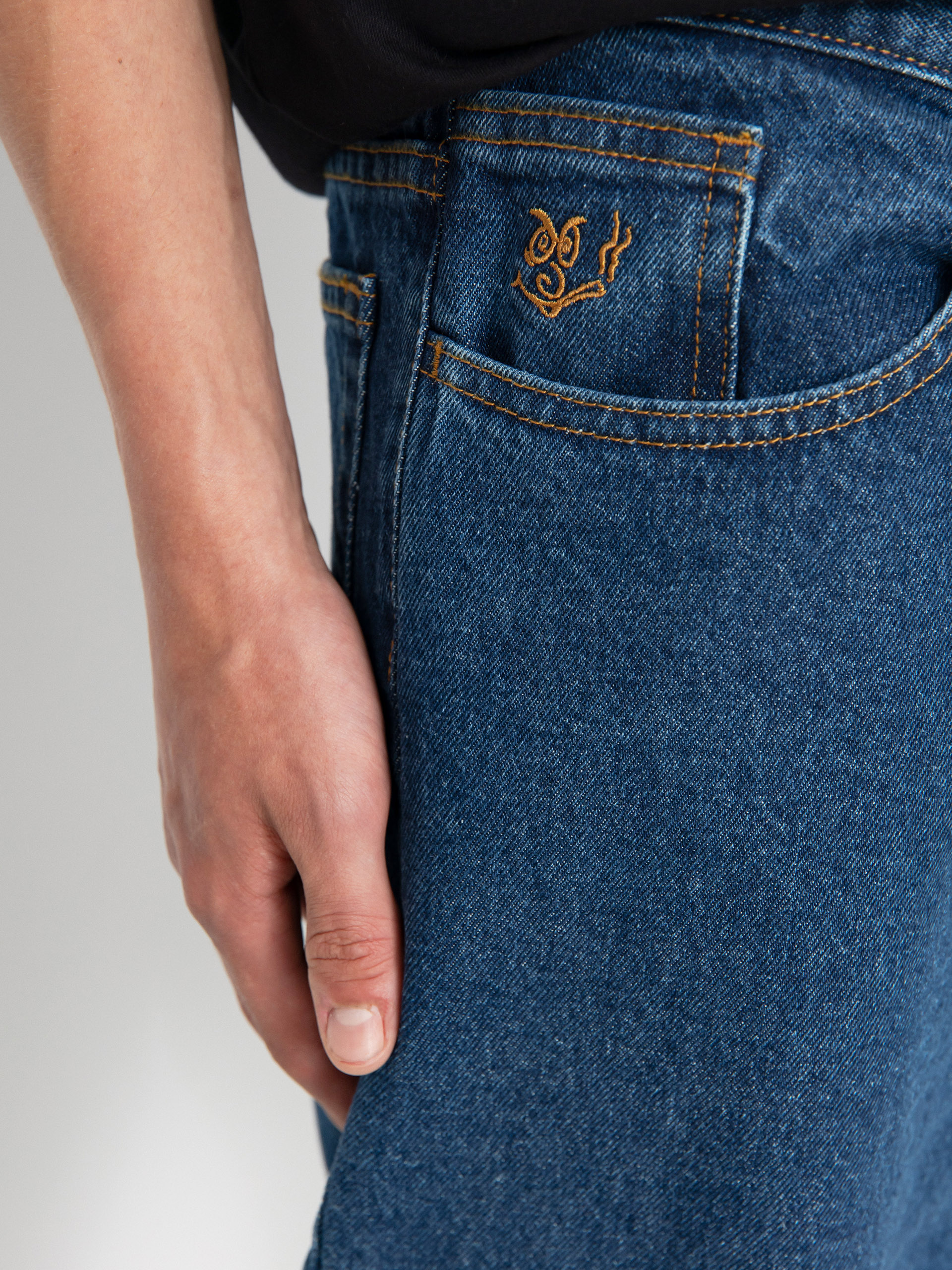 Polar Skate 92! Denim Pants (dark blue)