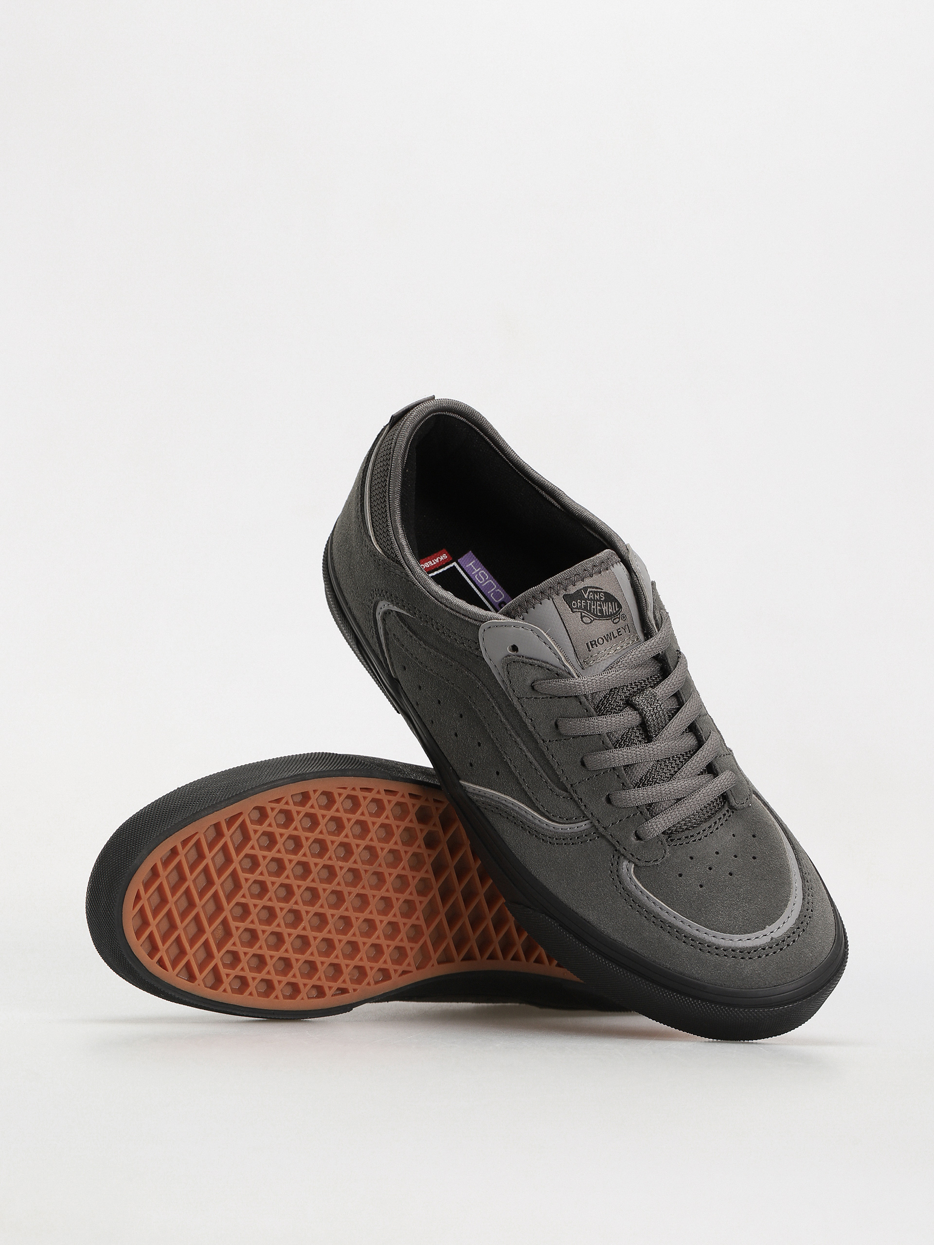 Vans Skate Rowley Shoes (suede charcoal/black)