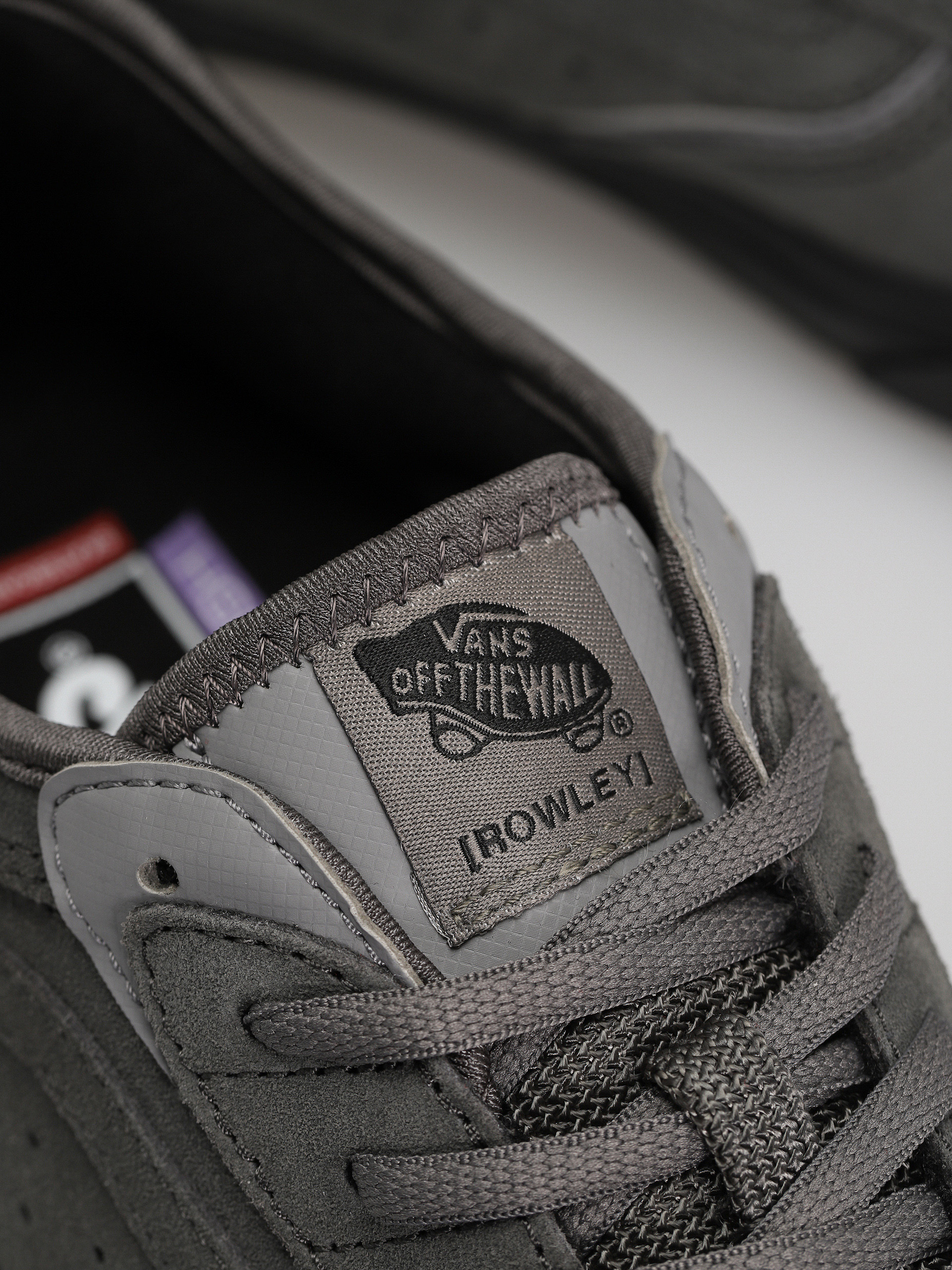 Vans Skate Rowley Shoes (suede charcoal/black)