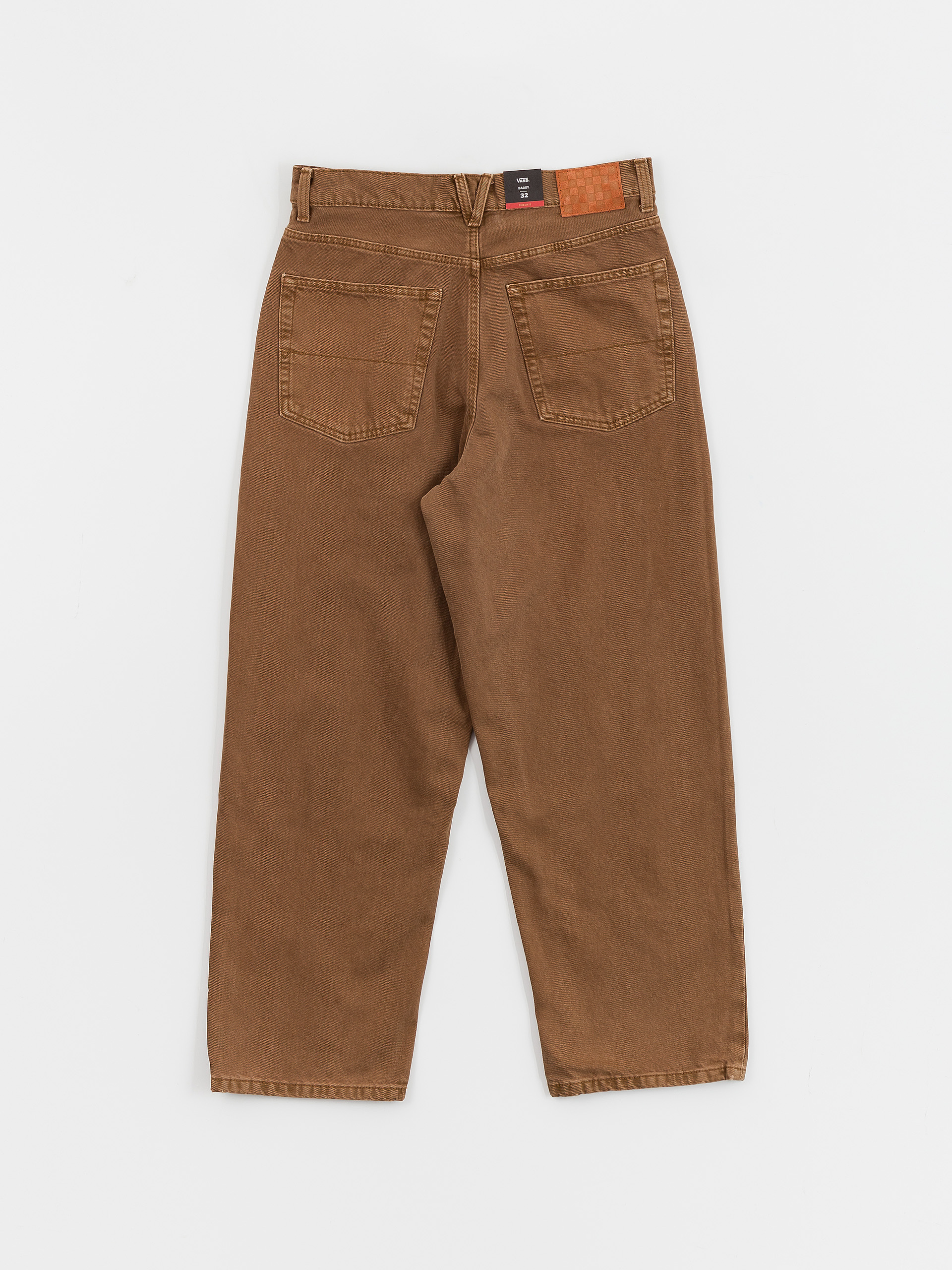 Vans Check 5 Baggy Denim Pants - brown (sepia)