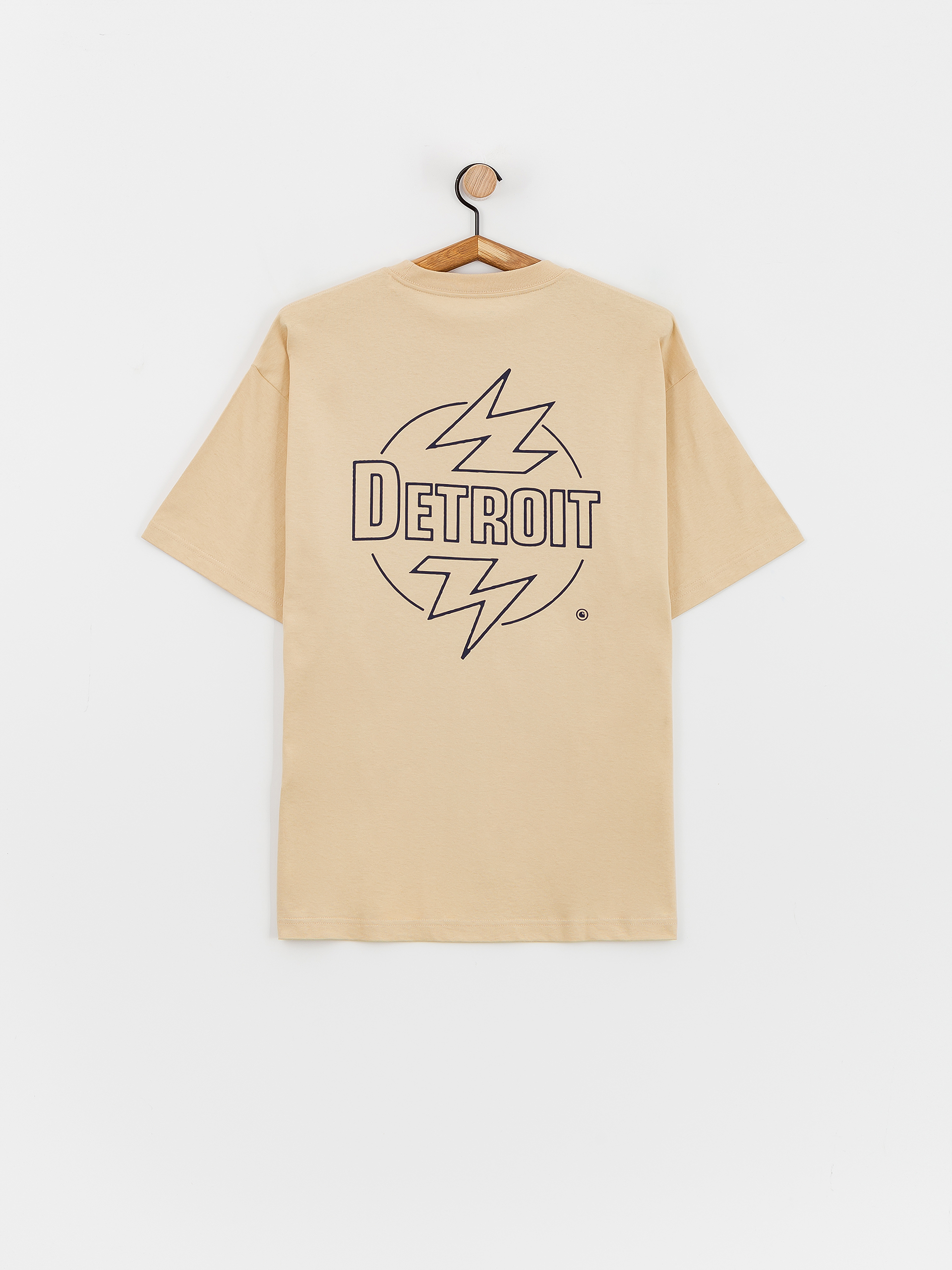 Carhartt WIP Ablaze T-Shirt - beige (cornsilk/air force blue)