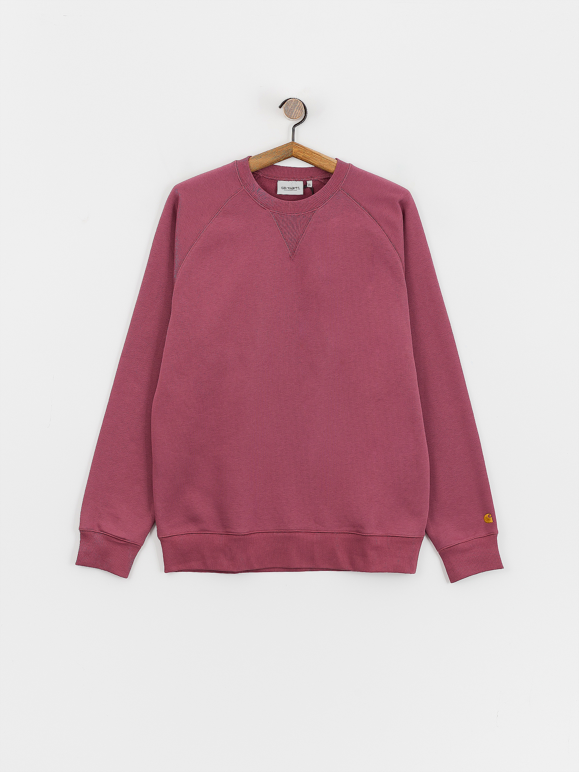 Carhartt WIP Chase Sweatshirt pink (dusty fuchsia/gold)