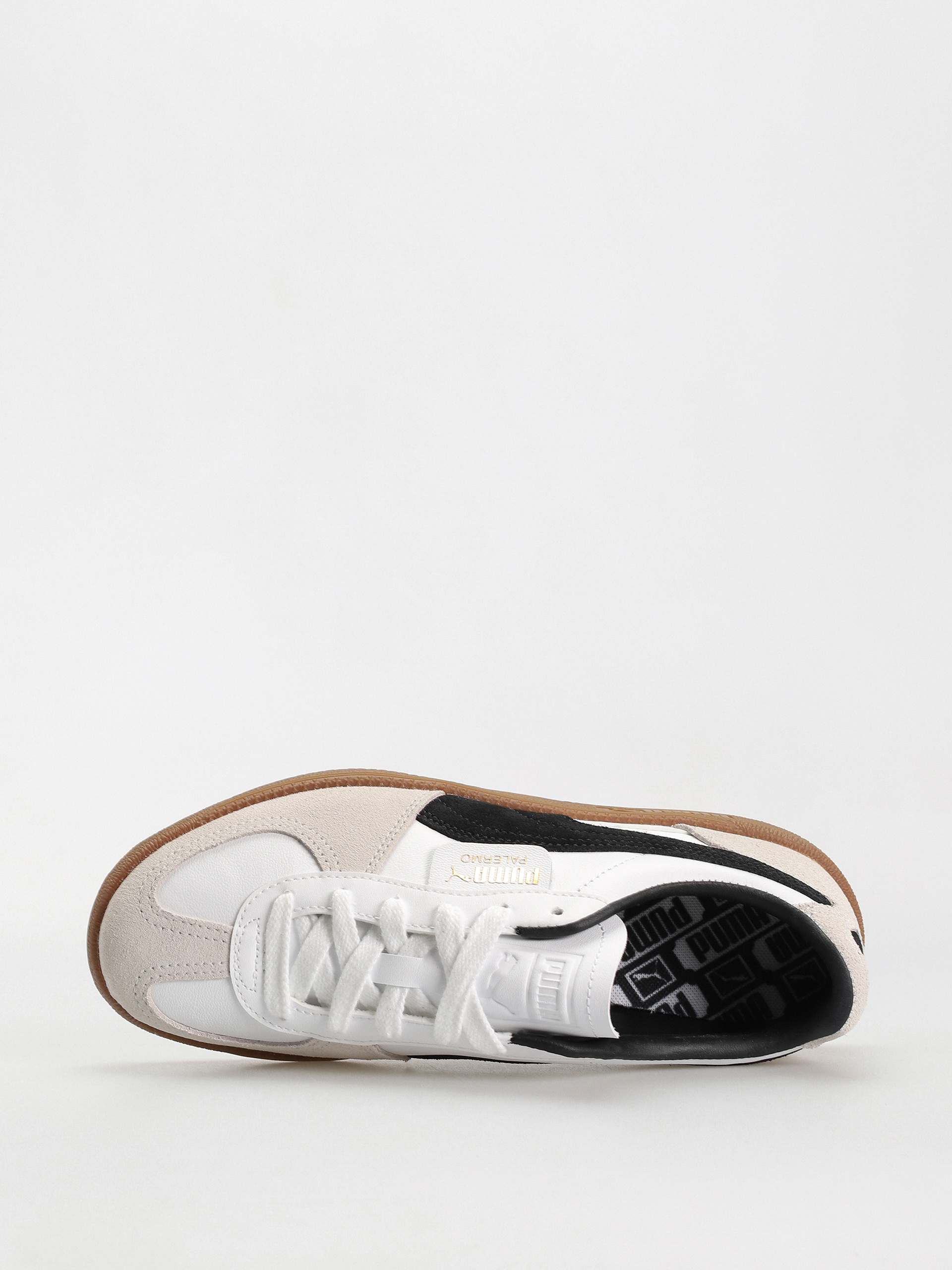 Puma Palermo Leather Schuhe (puma white vapor gray gum)