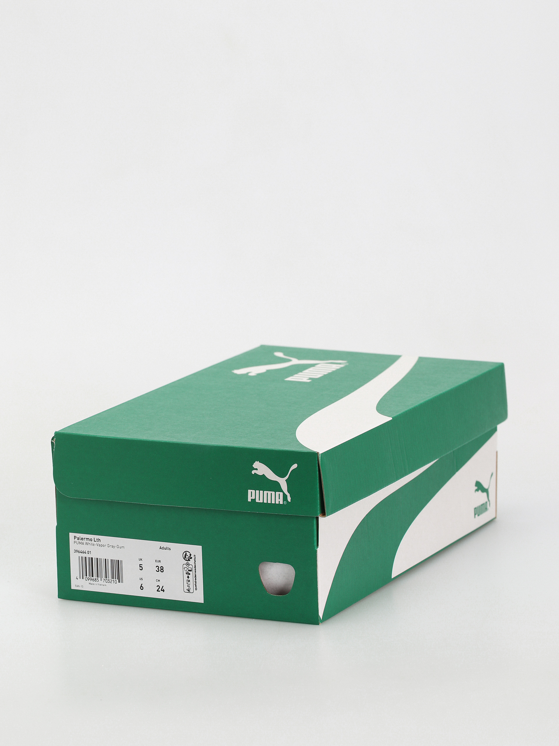 Puma Palermo Leather Schuhe (puma white vapor gray gum)