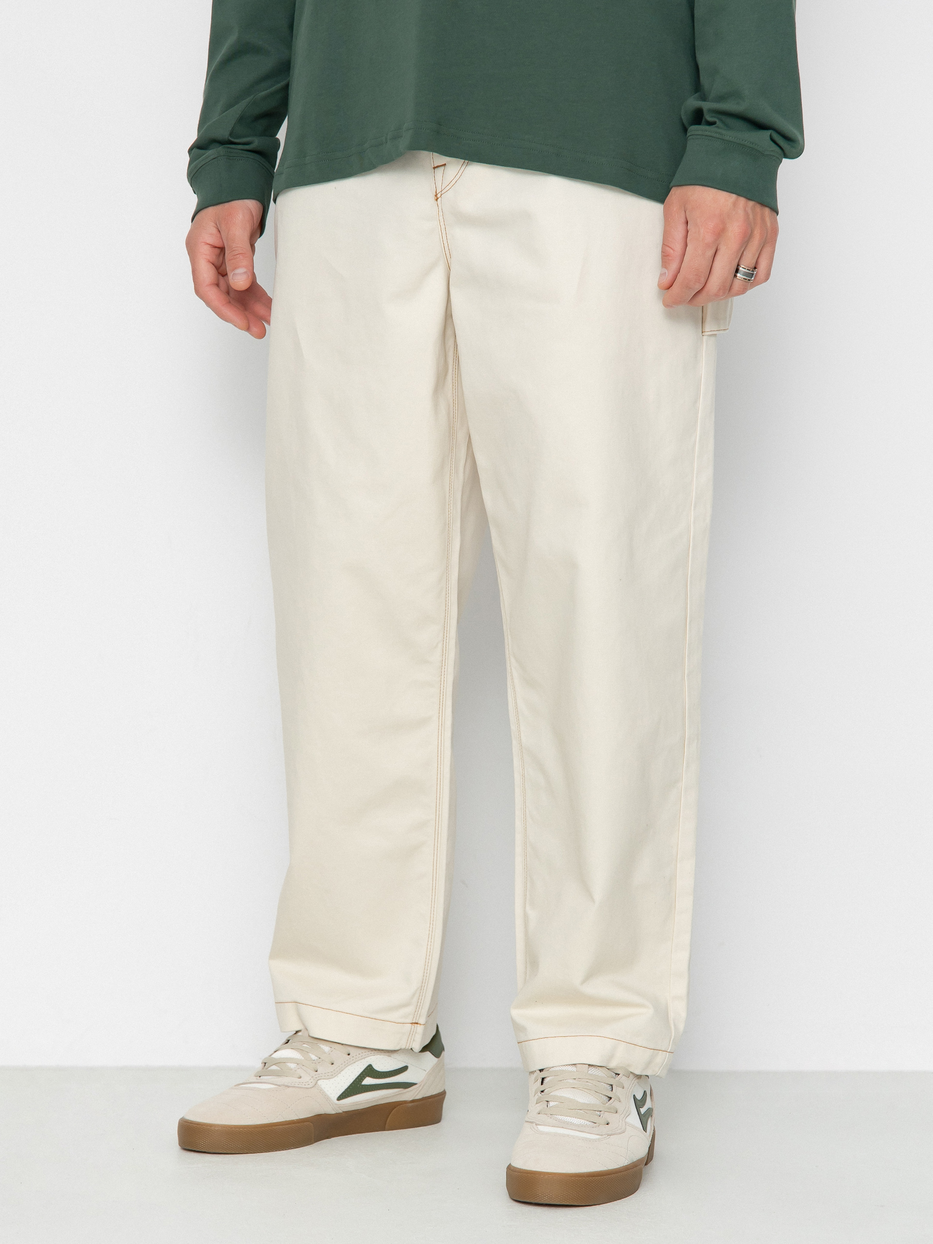 SALSATION slim fit pants　dirty White M Volcom Kraftsman Pants - white (dirty white)