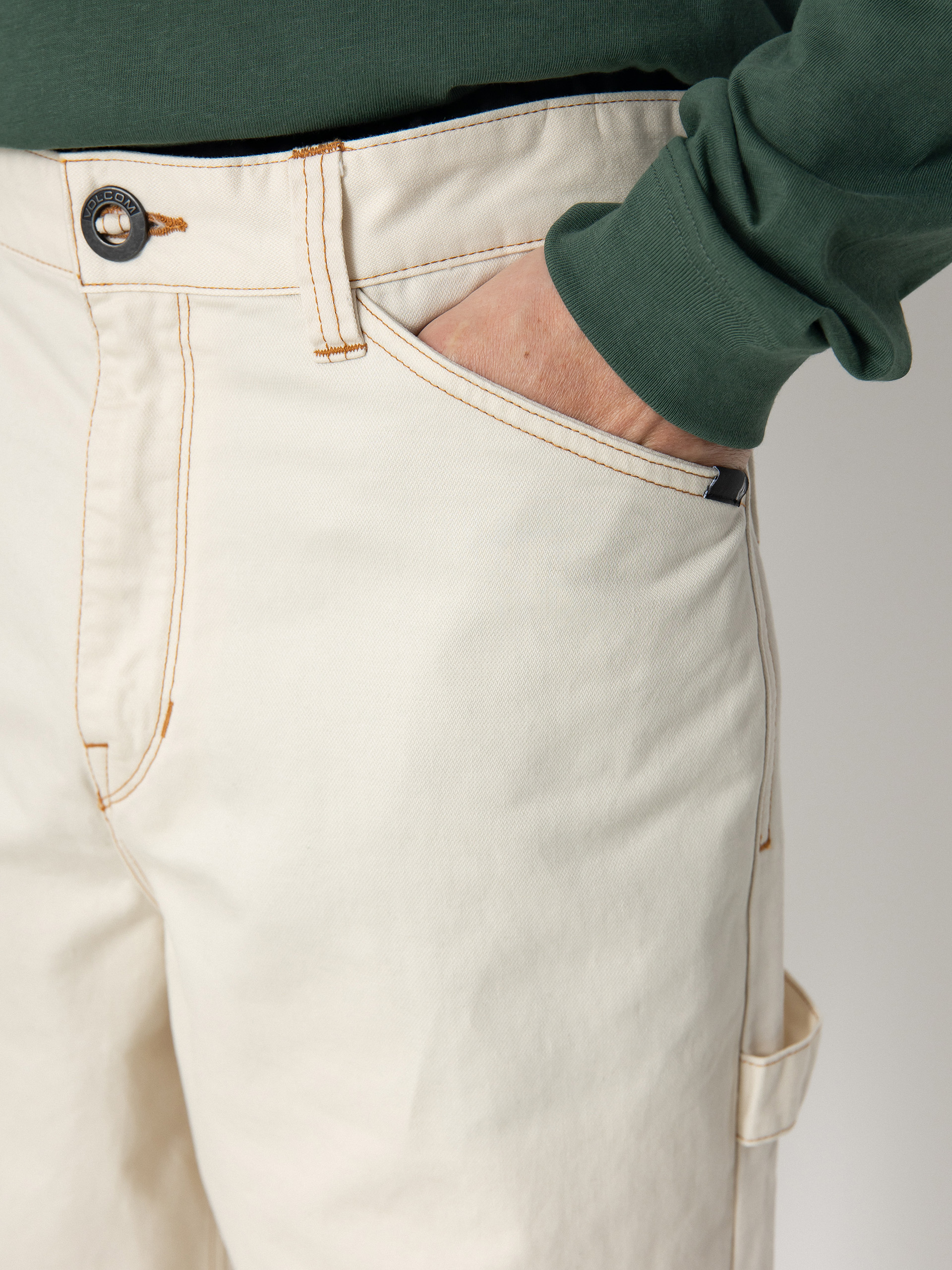 Volcom Kraftsman Pants - white (dirty white)