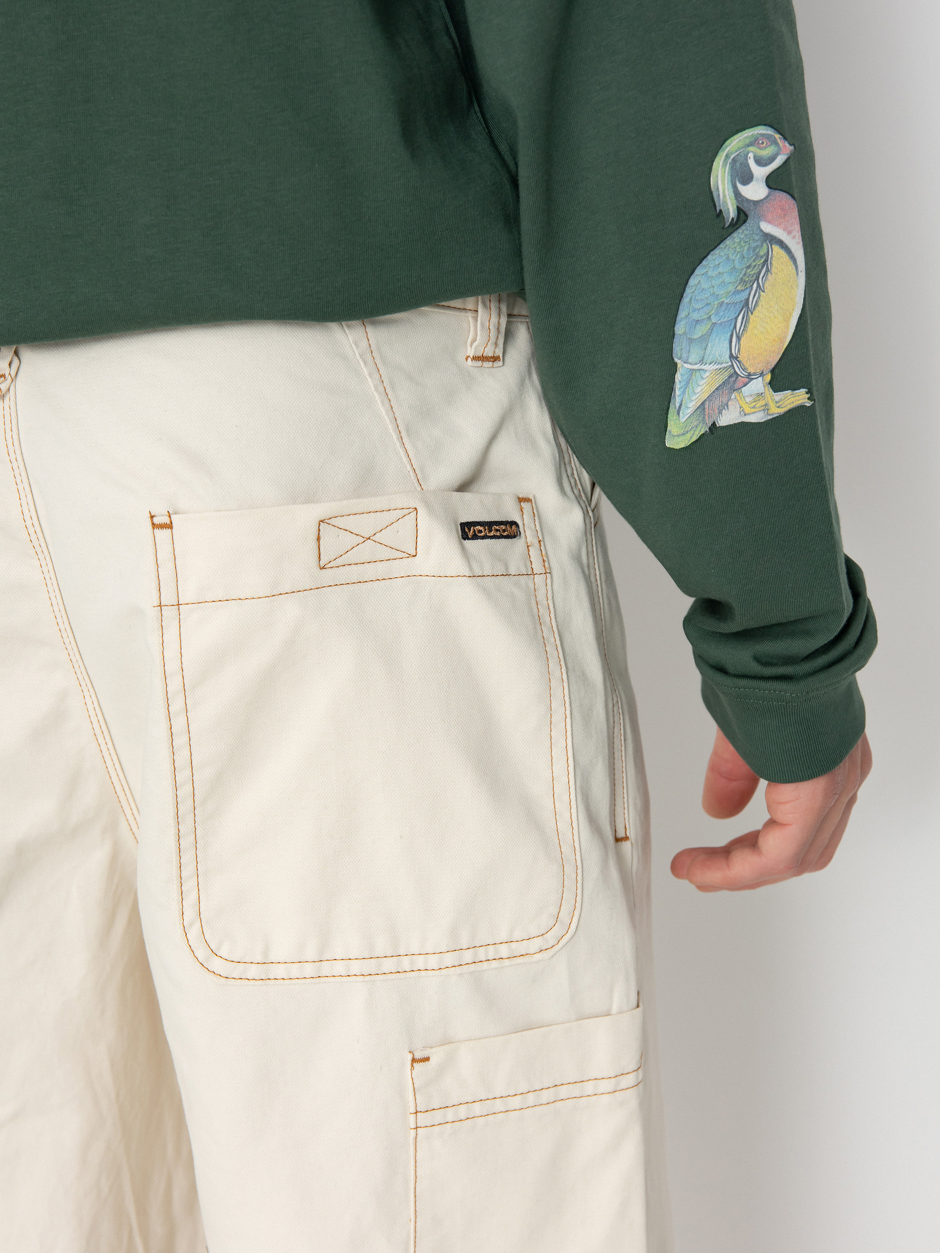 Volcom Kraftsman Pants - white (dirty white)