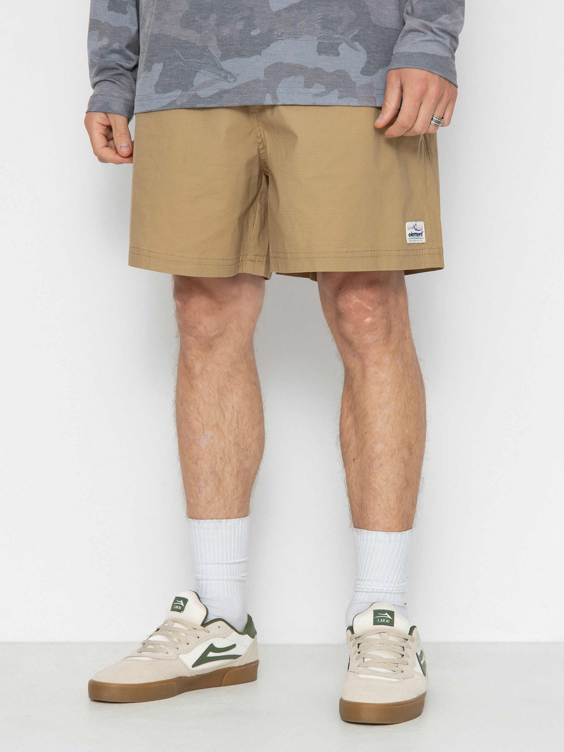 Element Chillin Lt Wk Shorts brown (khaki)