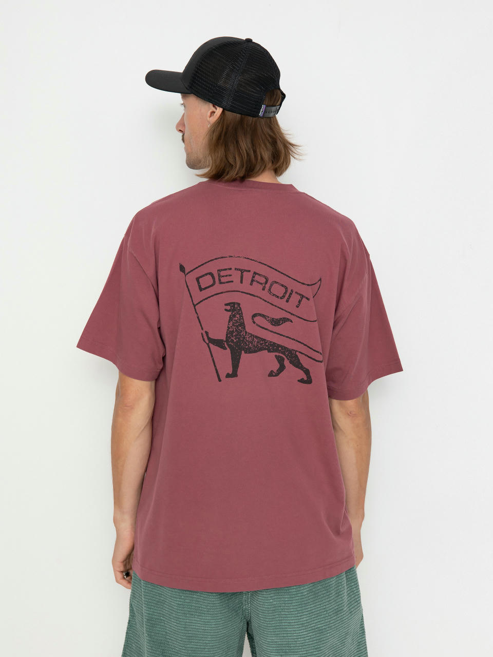 Carhartt WIP Stamp T-Shirt (dusty fuchsia/black)