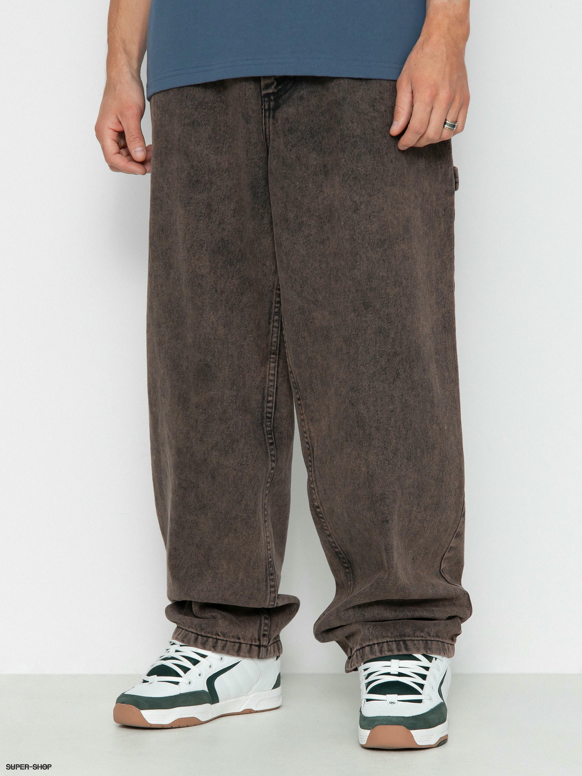 Polar Skate Big Boy Jeans Hose - Braun (brown/blue)