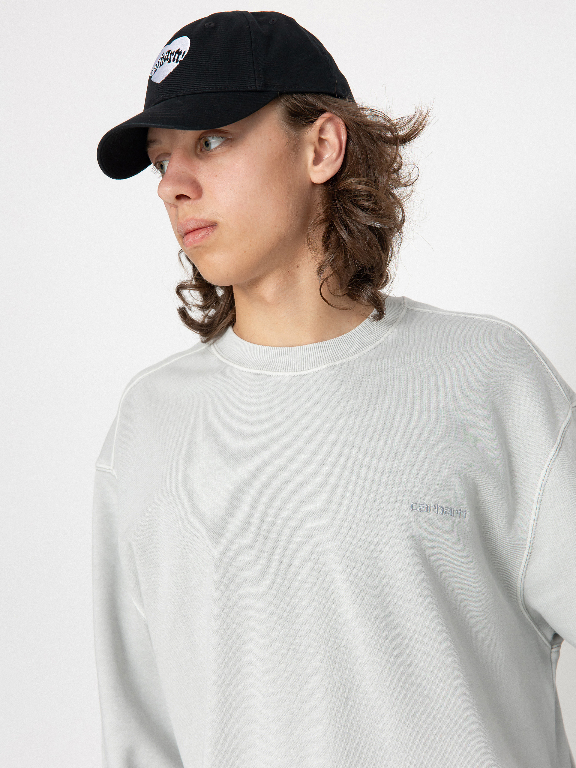 Carhartt WIP Duster Script Sweatshirt - grey (basalt)