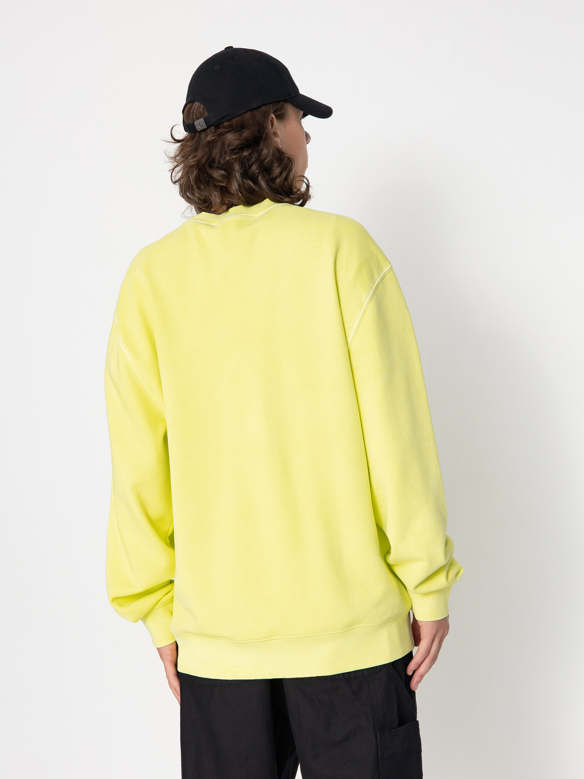 Carhartt WIP Duster Script Sweatshirt (arctic lime)