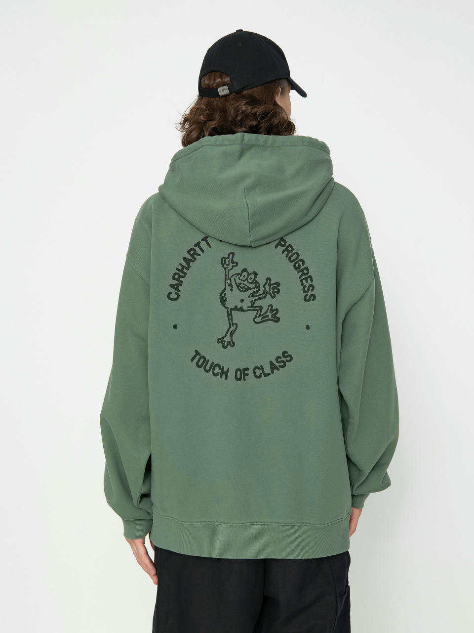 Carhartt WIP Stamp HD Hoodie (duck green/black)