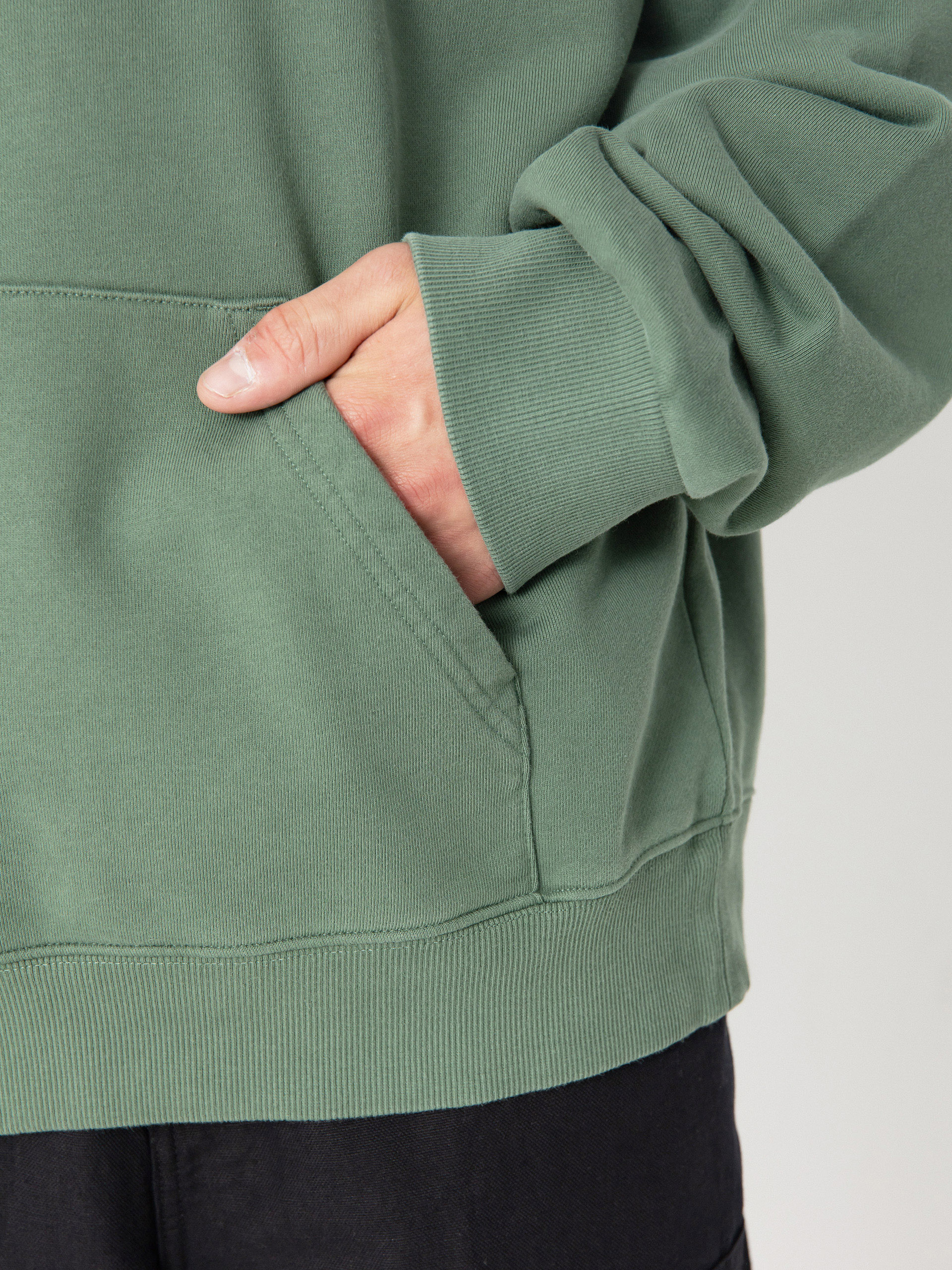 Carhartt WIP Stamp HD Hoodie (duck green/black)