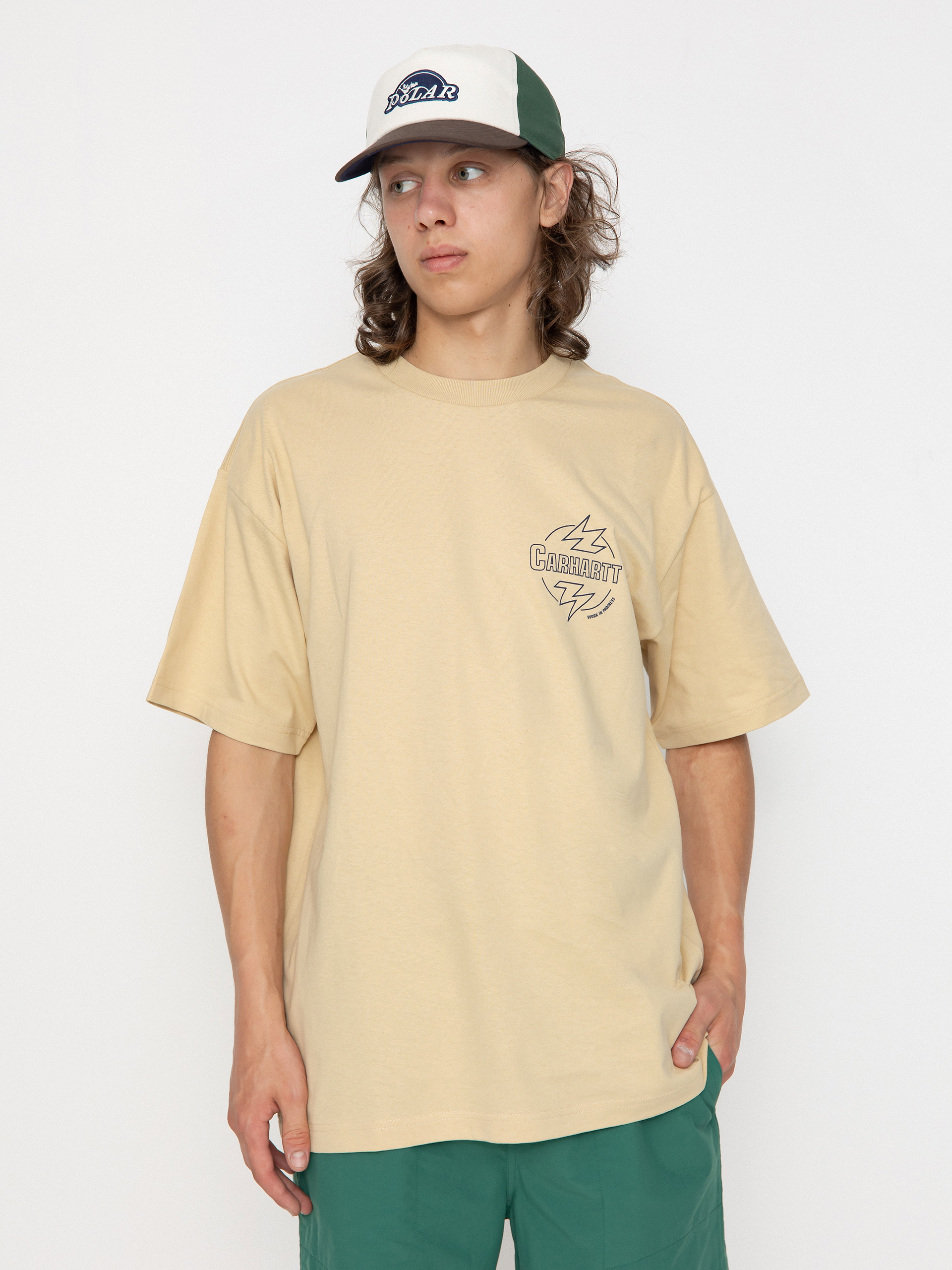 Carhartt WIP Ablaze T-Shirt (cornsilk/air force blue)