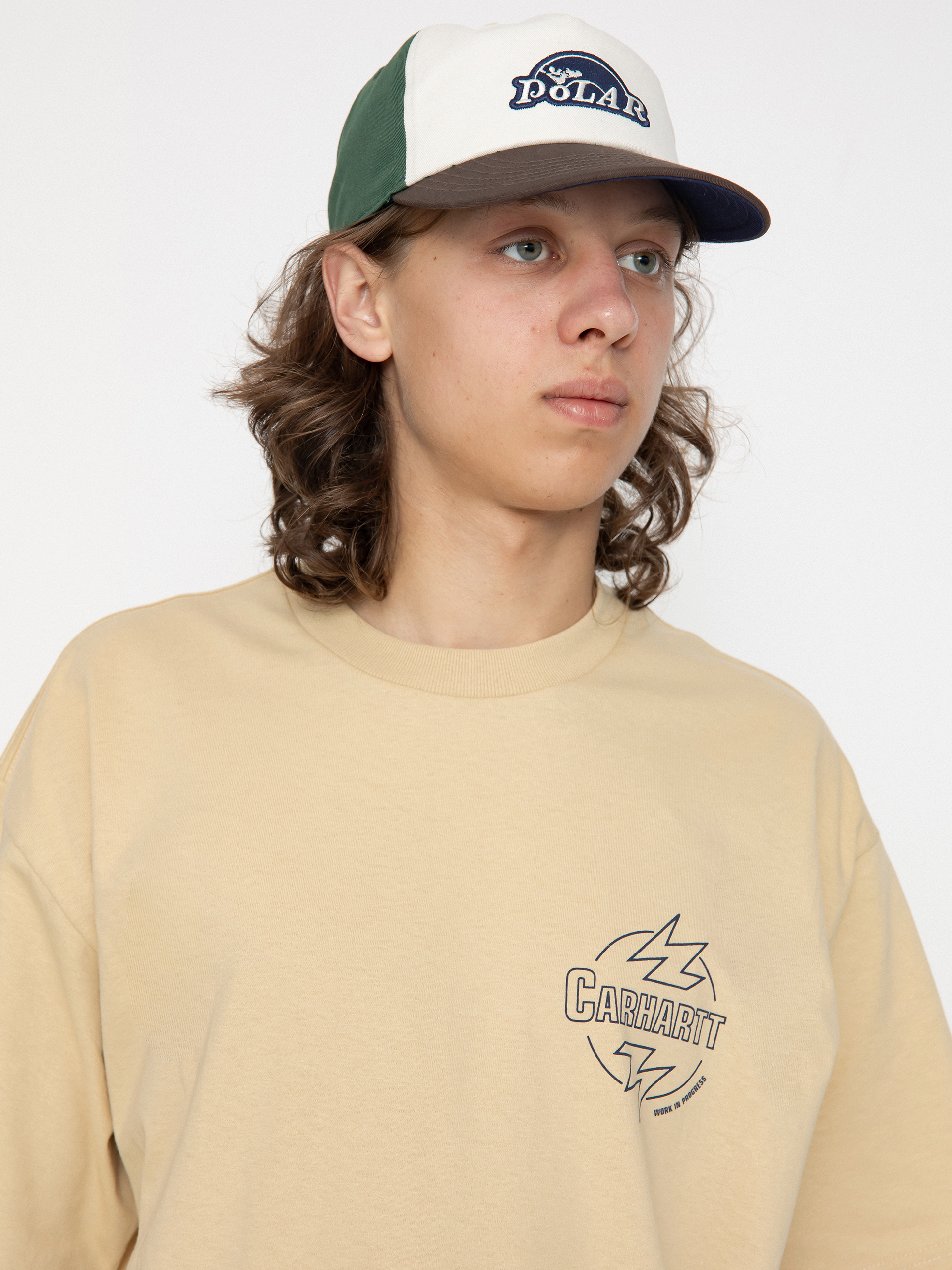 Carhartt WIP Ablaze T-Shirt (cornsilk/air force blue)