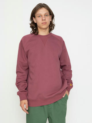 Carhartt WIP Chase Sweatshirt (dusty fuchsia/gold)