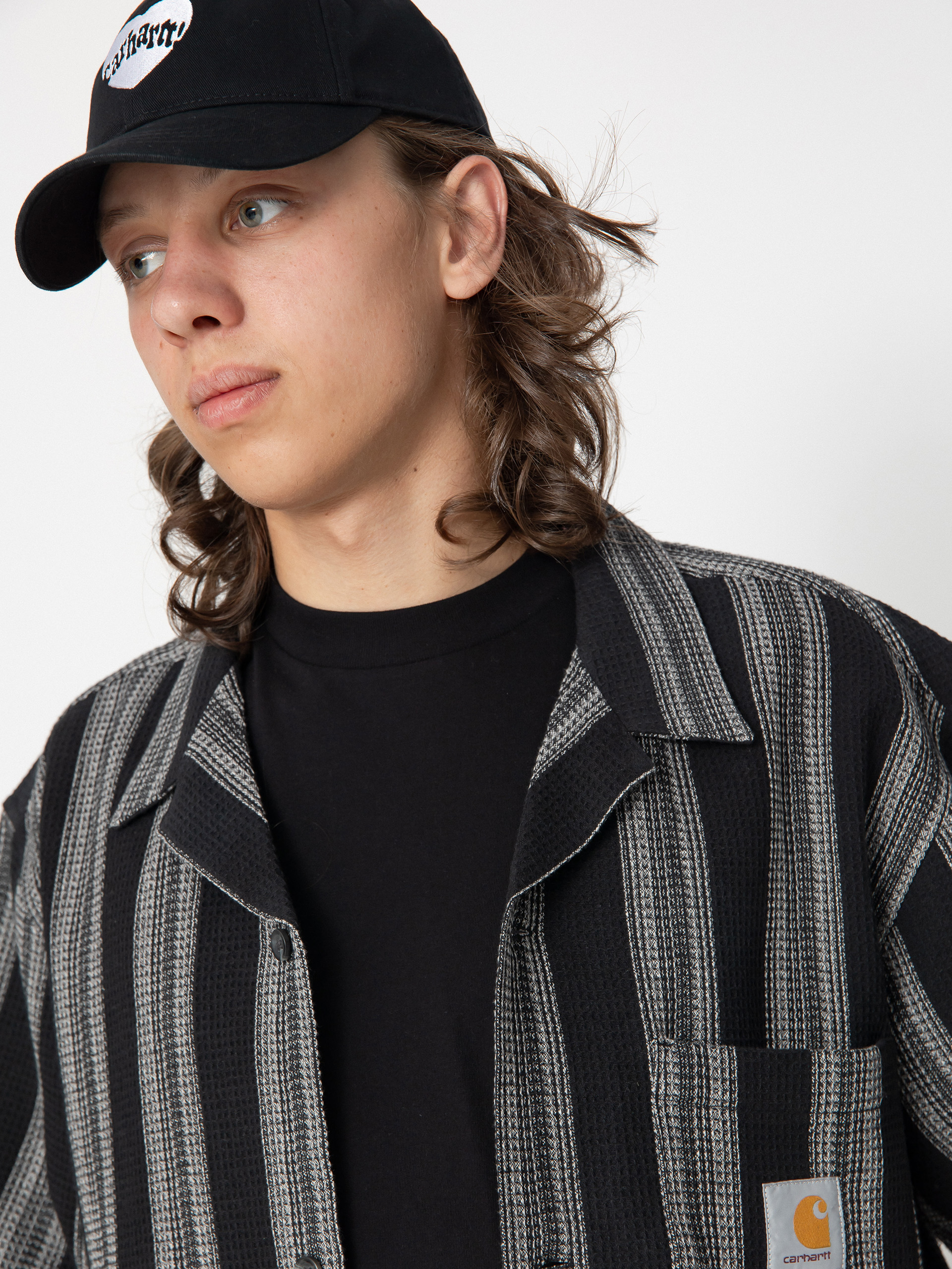 Carhartt WIP Dodson Shirt - black (dodson stripe/black)