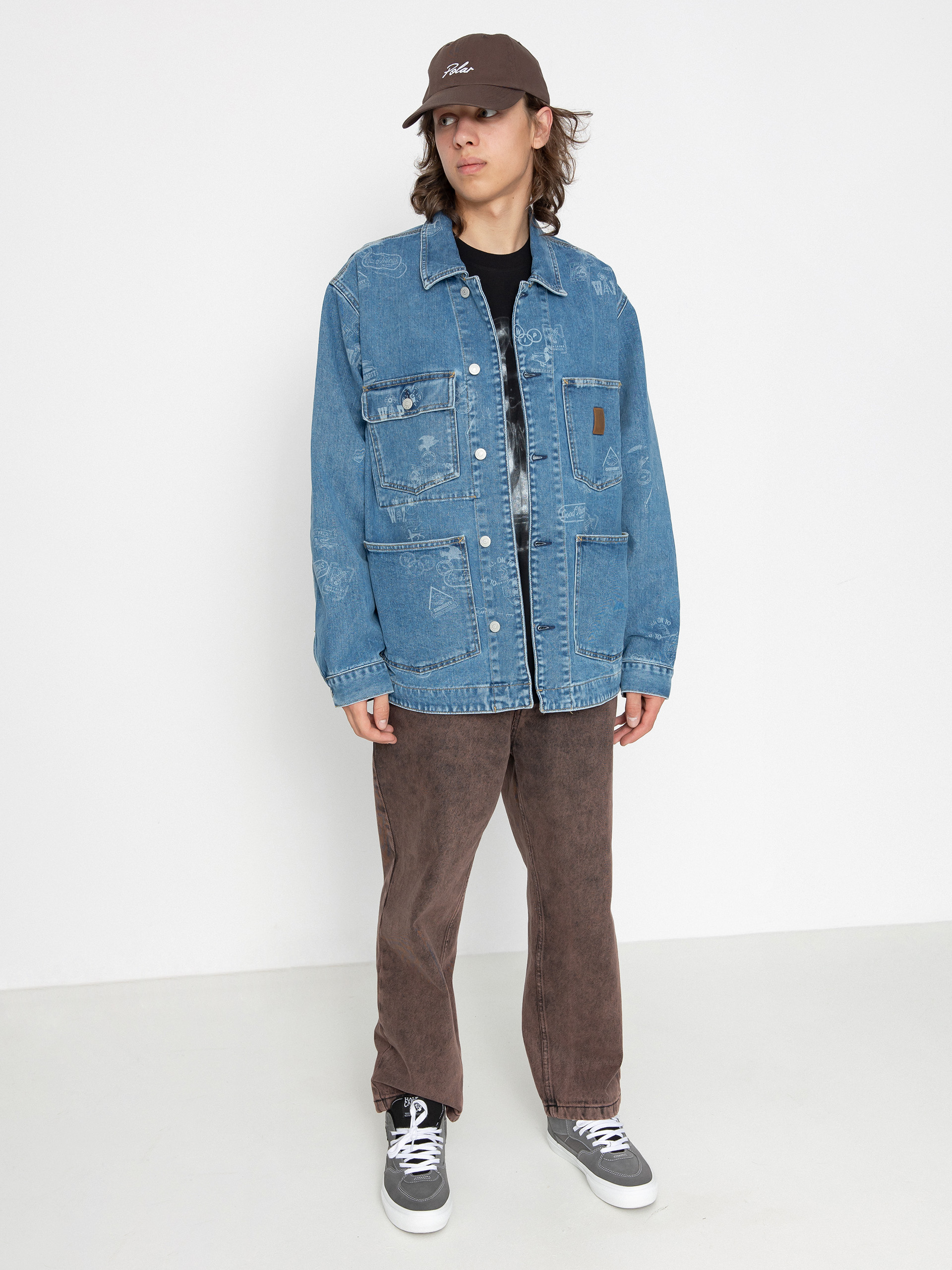 Carhartt WIP Stamp Jacke (stamp print/blue)