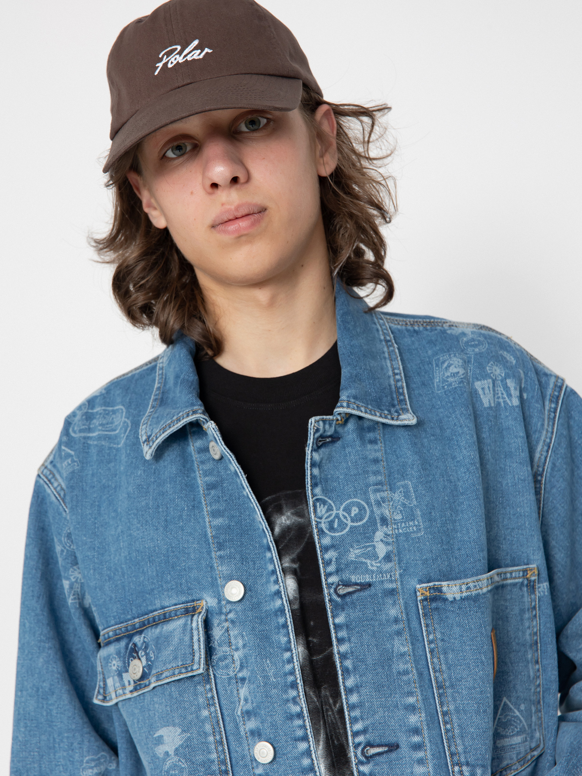 Carhartt WIP Stamp Jacket - blue (stamp print/blue)