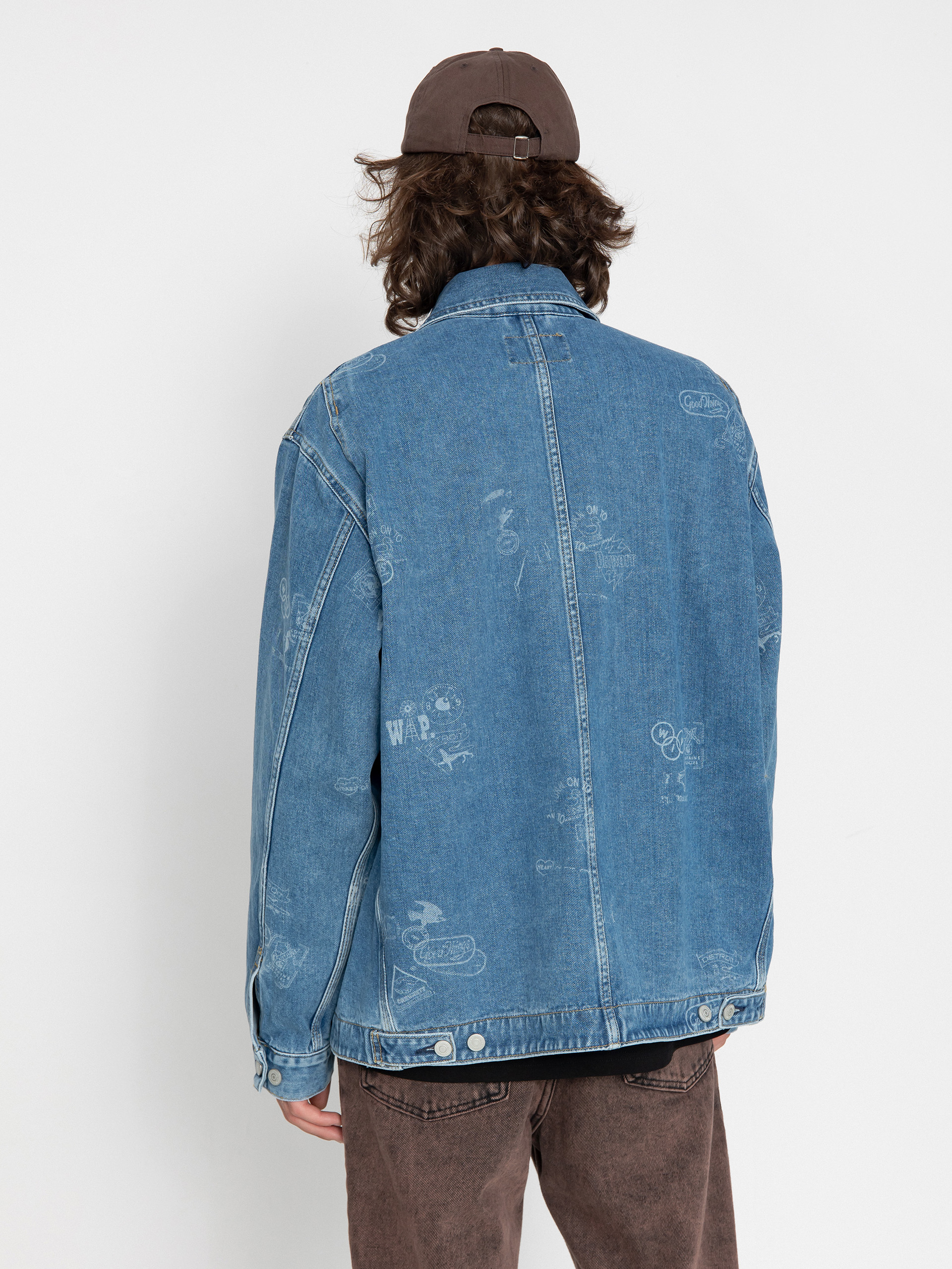 Carhartt WIP Stamp Jacket - blue (stamp print/blue)