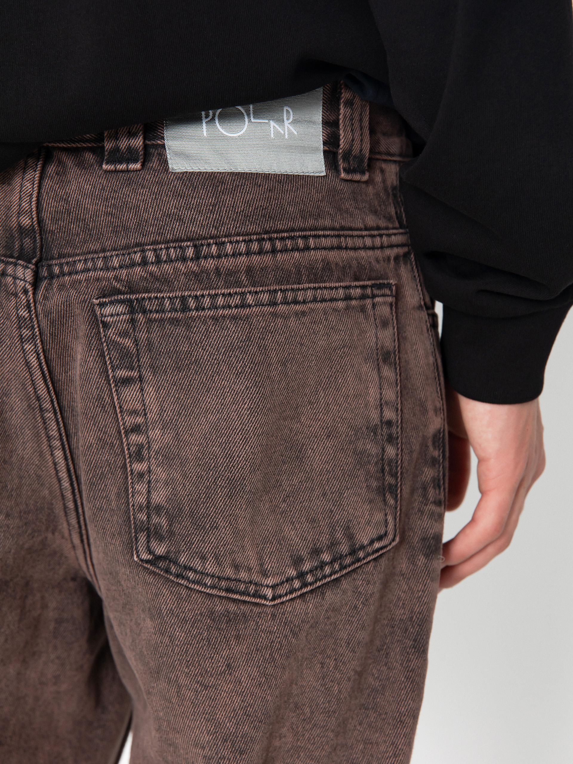 Polar Skate 93! Denim Hose (mud brown)