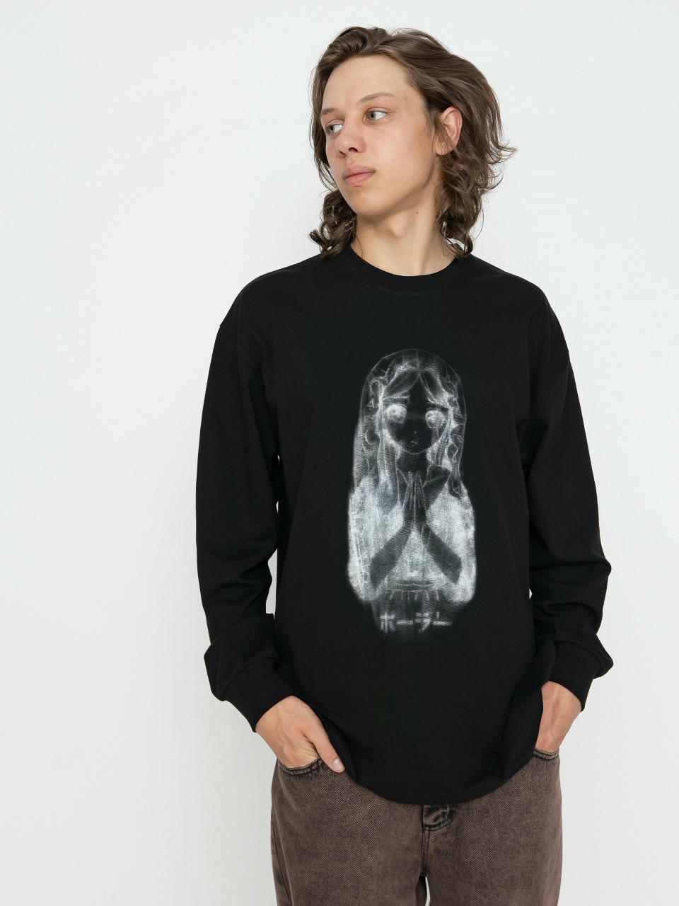 Polar Skate Saint Kawaii Longsleeve (black)