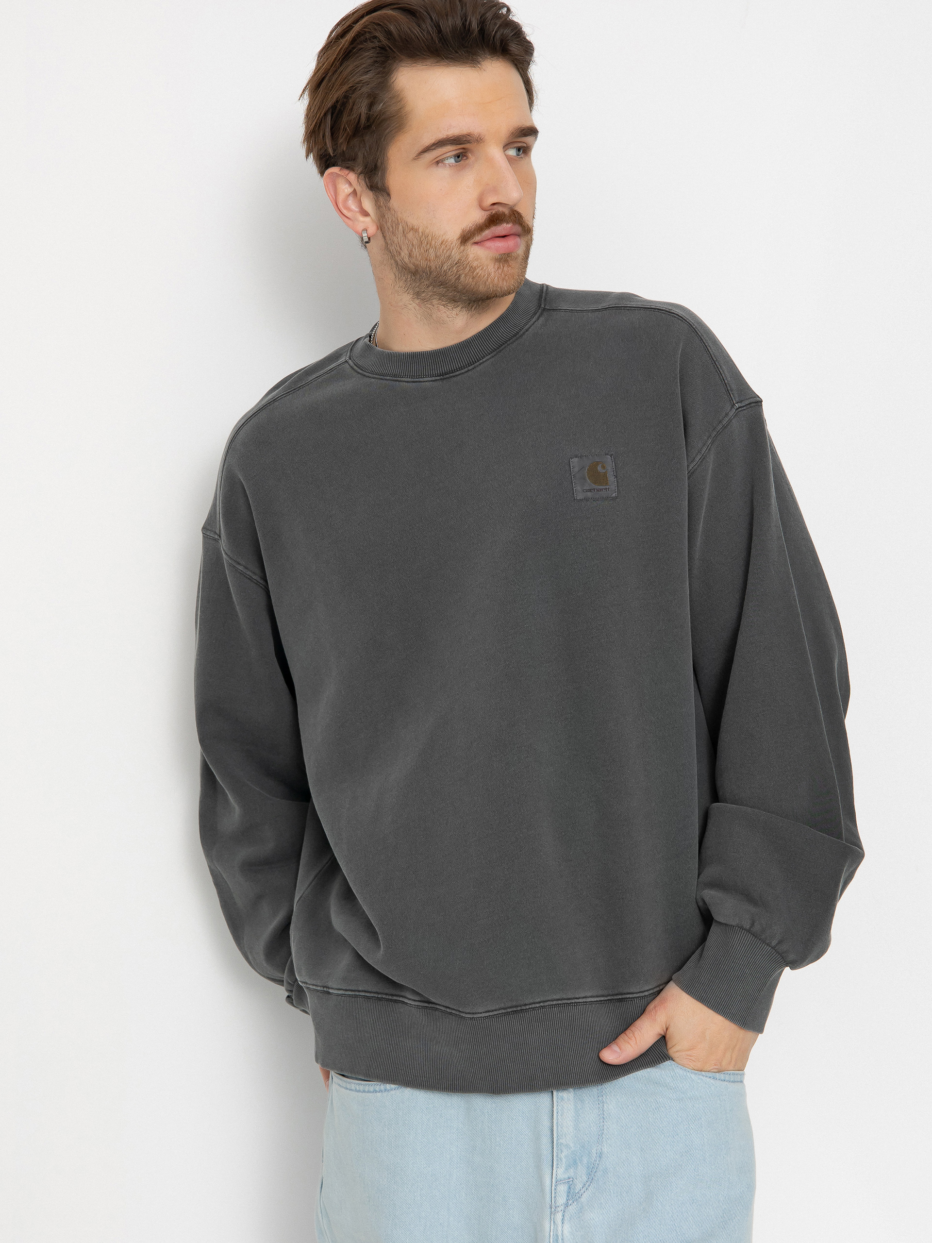 Carhartt WIP Nelson Sweatshirt - grey (charcoal)
