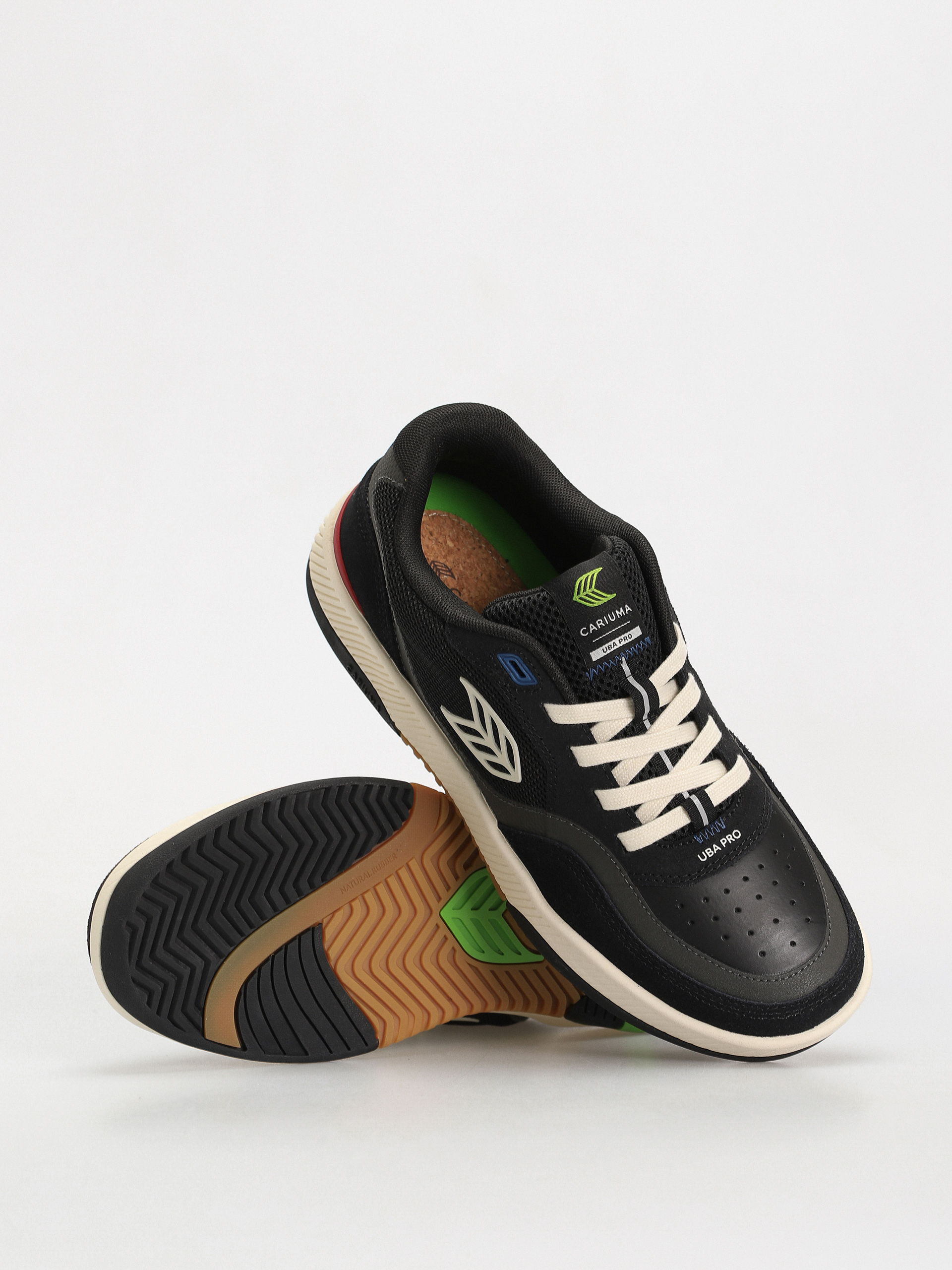 Cariuma UBA PRO Shoes (black/red & ivory)