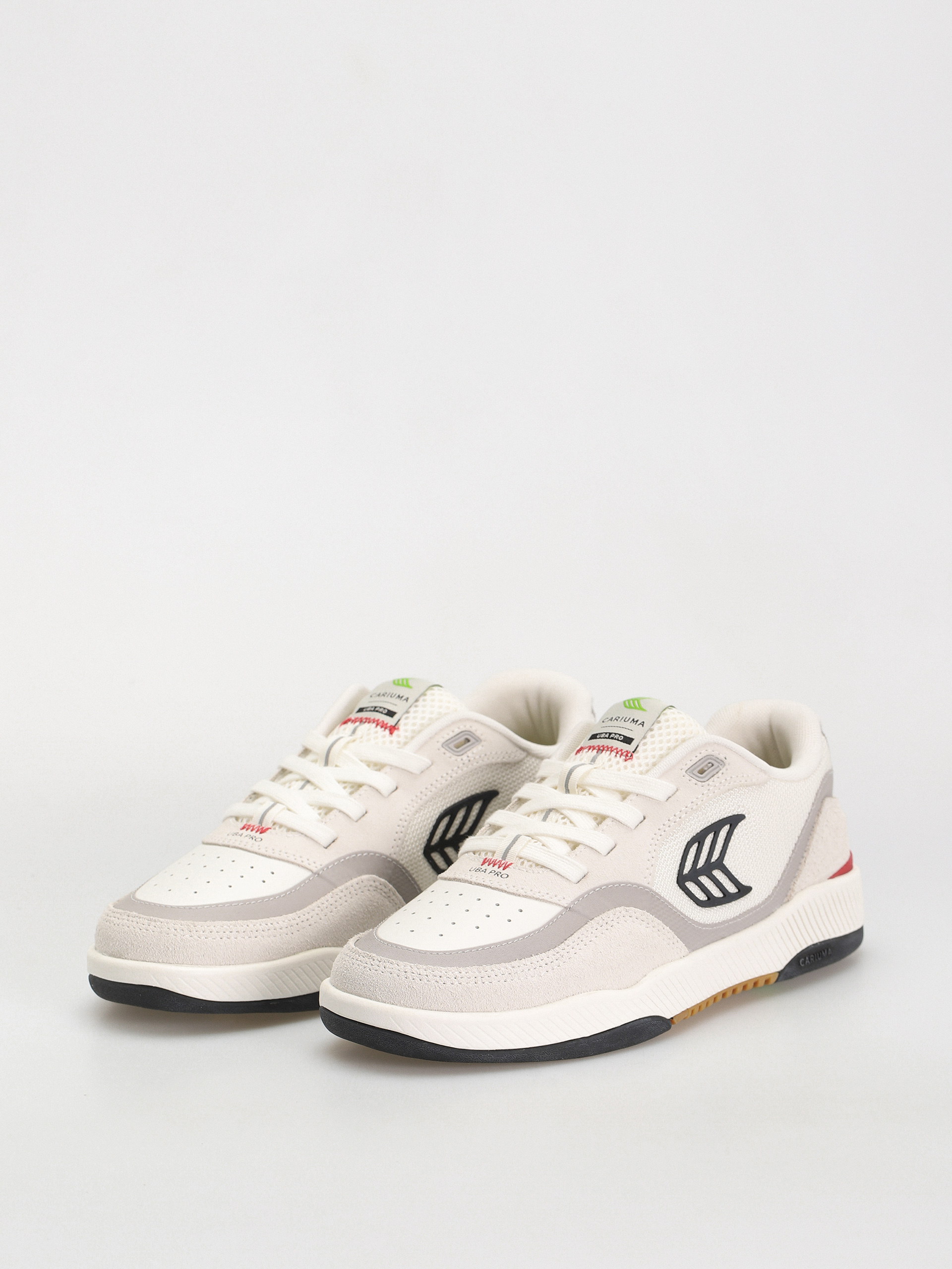 Cariuma UBA PRO Shoes (smoke white/red & black)