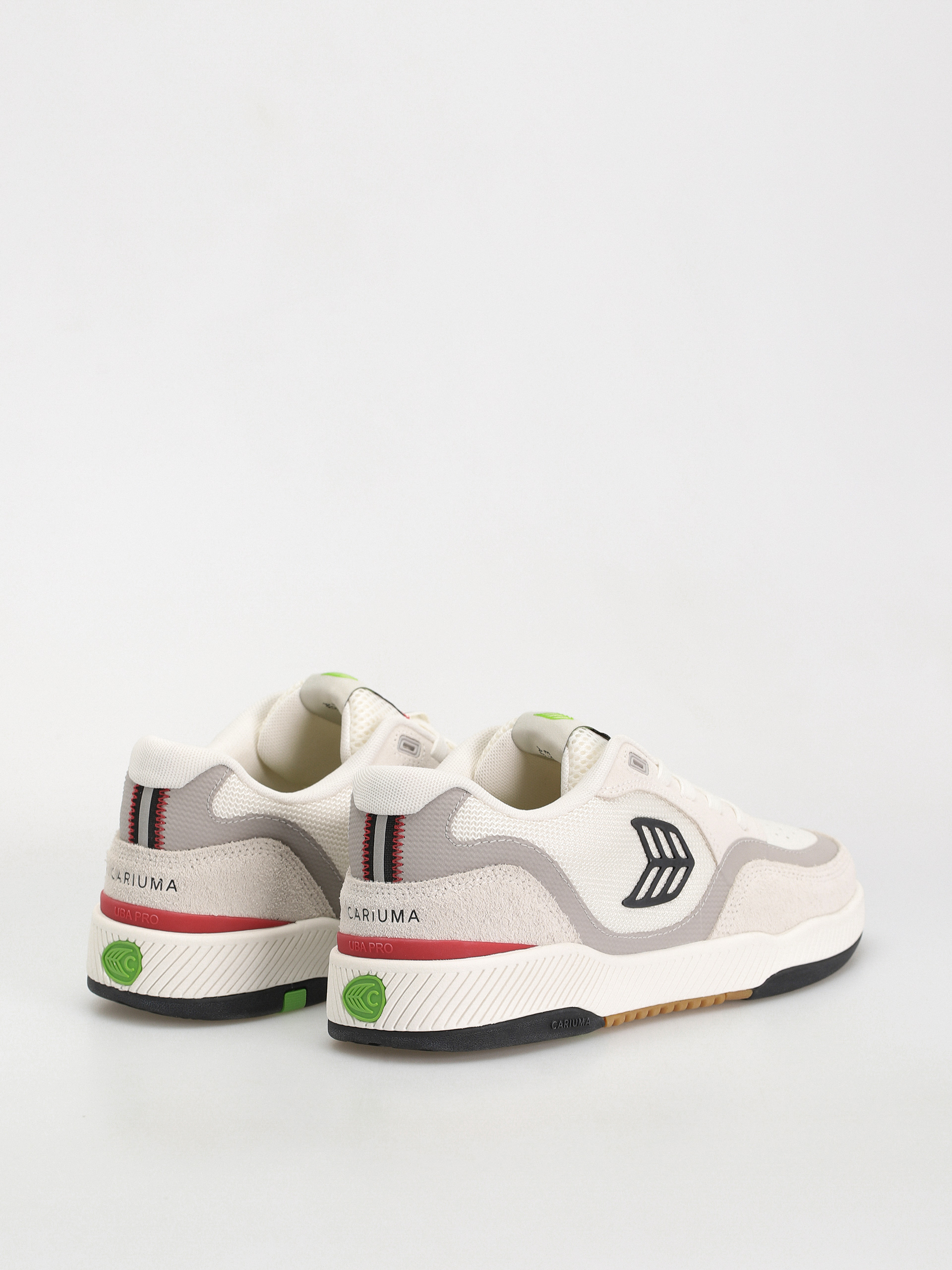 Cariuma UBA PRO Shoes (smoke white/red & black)