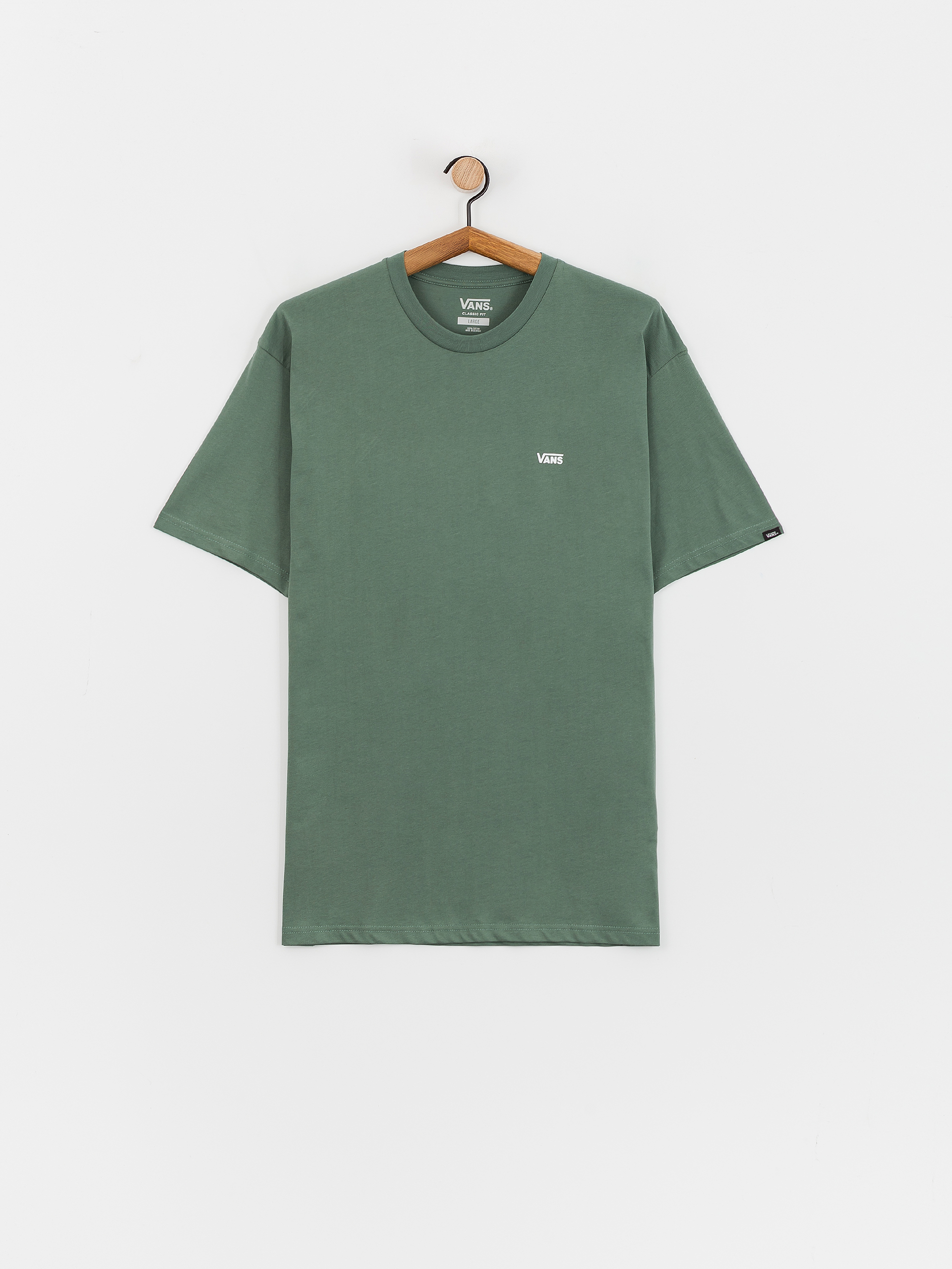 Vans Left Chest Logo T-Shirt (dark forest)